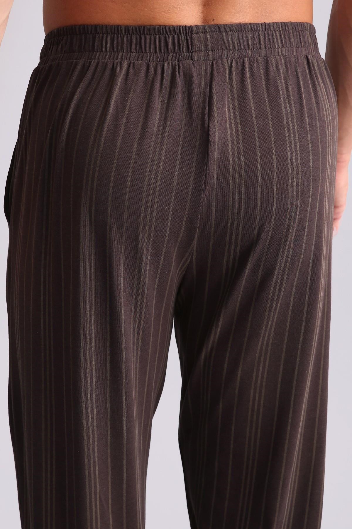 Mısırlı Erkek Bambu Jogger Pantolon Kahverengi