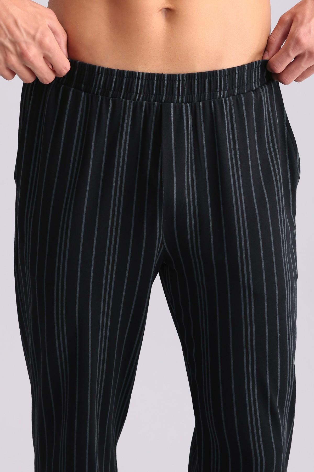 Mısırlı Erkek Bambu Paça Lastikli Jogger Pantolon Siyah