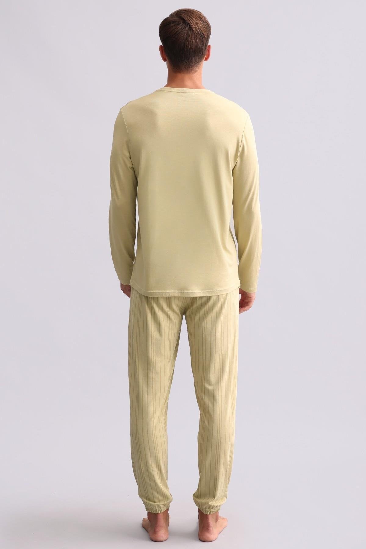Mısırlı Erkek Bambu Sweatshirt Adaçayı Yeşili