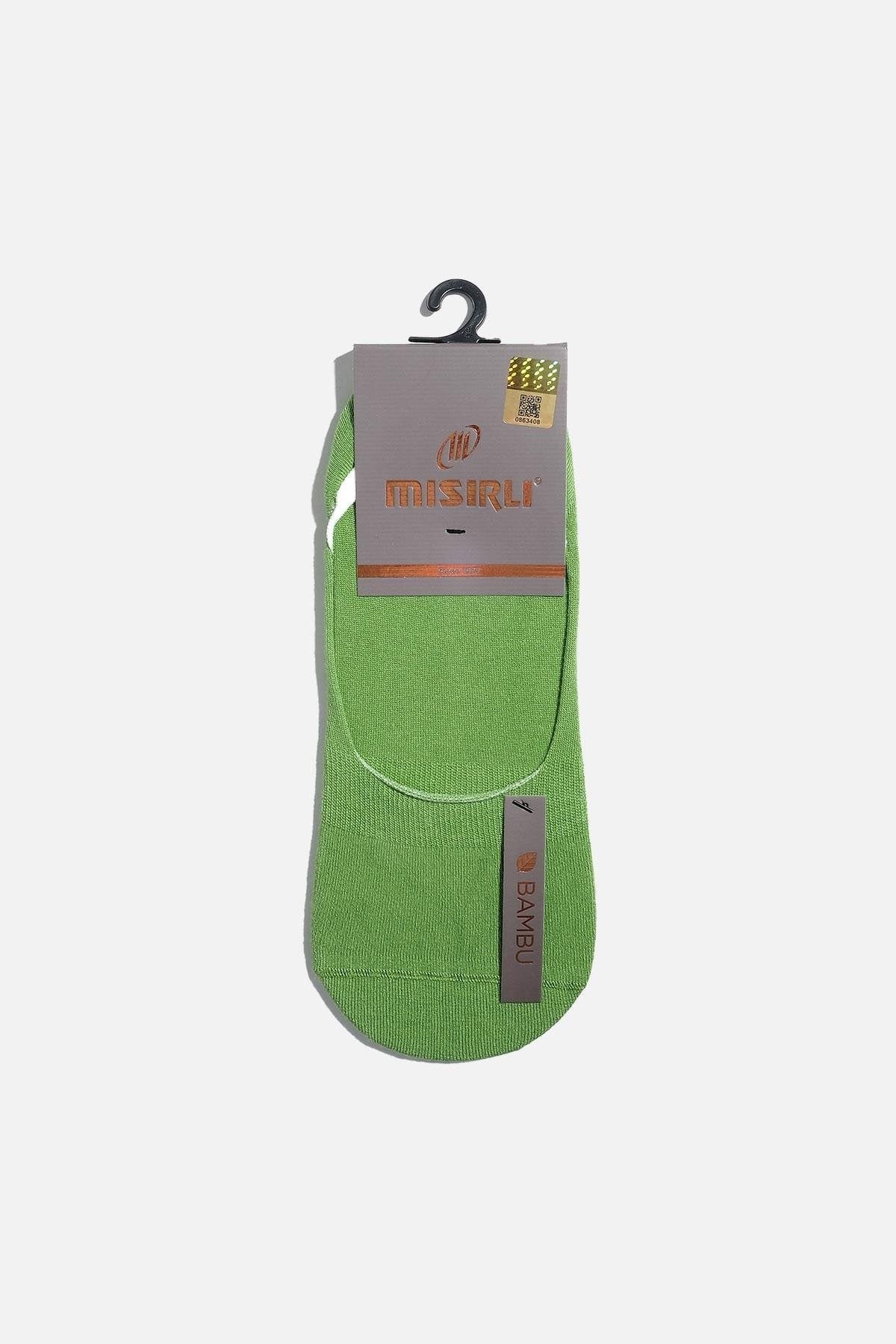 Mısırlı Erkek Bambu Tekli Yazlık Babet Çorap Yeşil