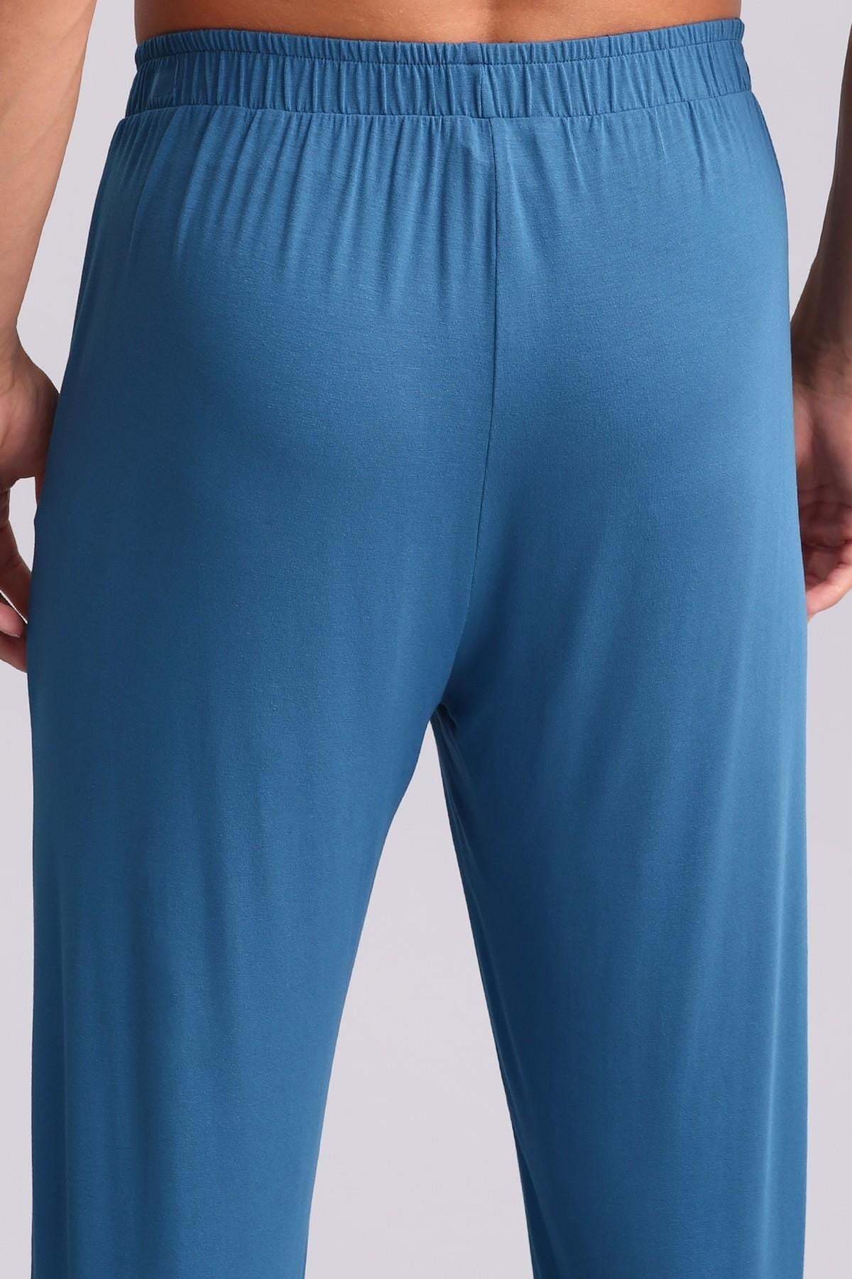 Mısırlı Erkek Modal Düz Paça Pantolon Koyu Lacivert