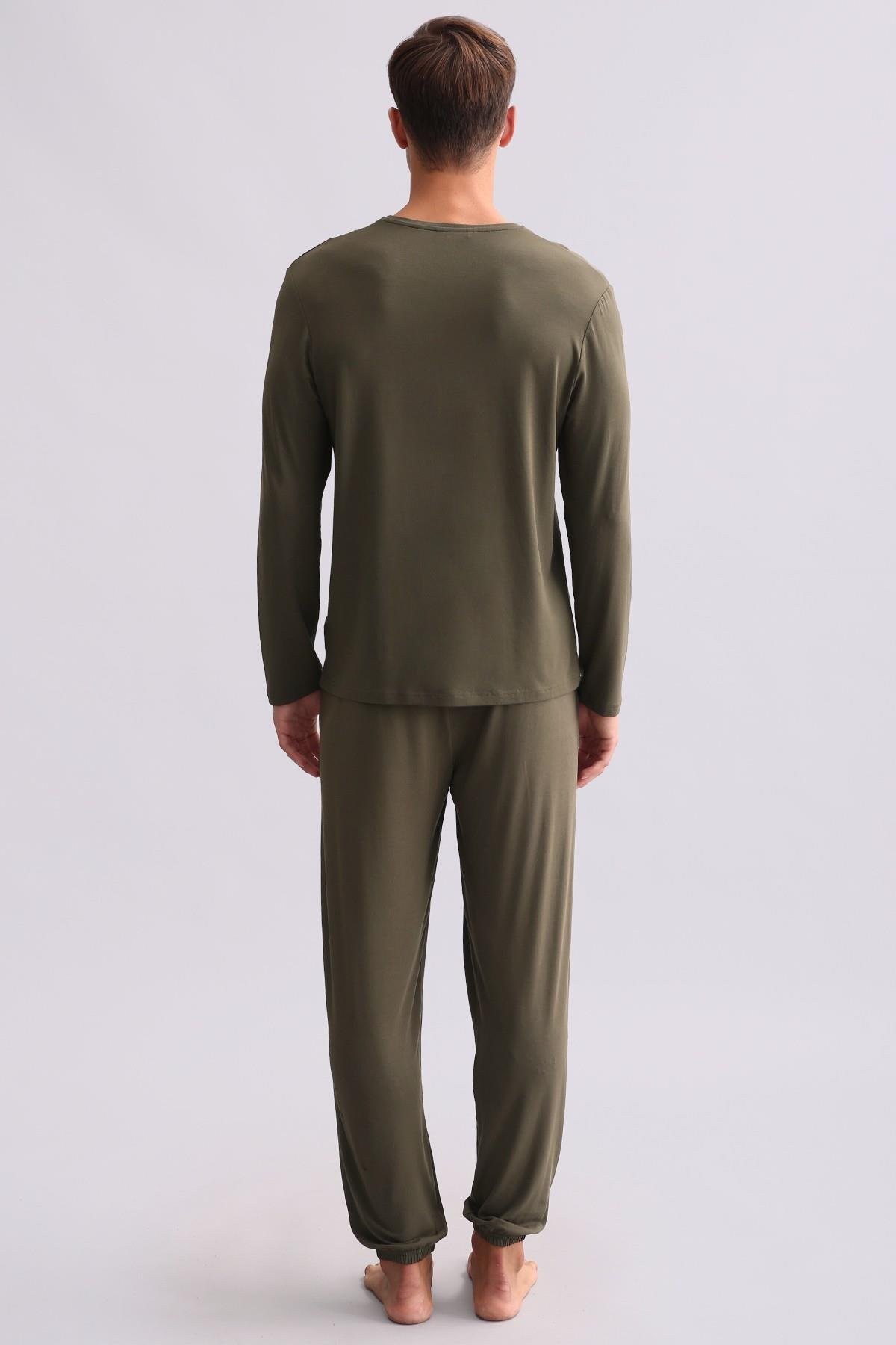 Mısırlı Erkek Modal Sweatshirt Haki