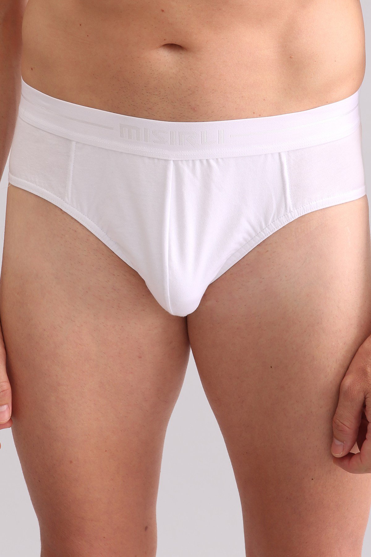 Mısırlı Erkek Modal Tekli Slip Beyaz