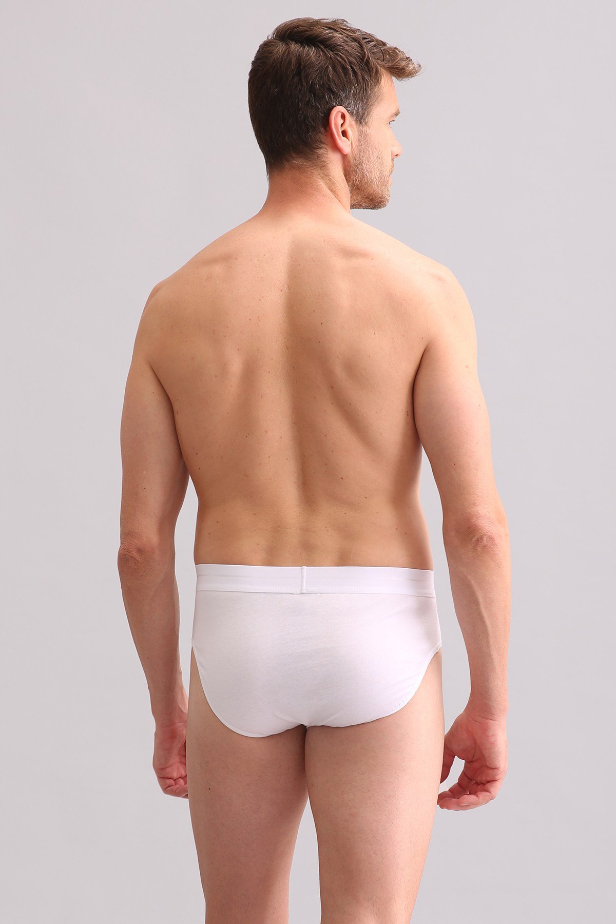 Mısırlı Erkek Modal Tekli Slip Beyaz