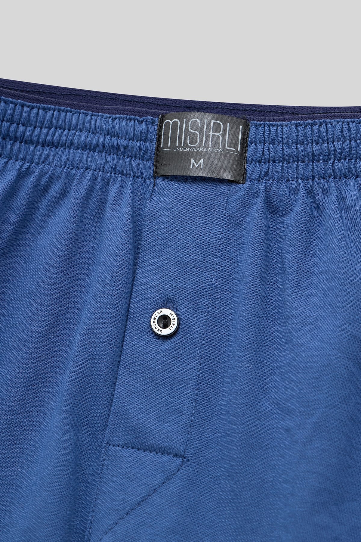 Mısırlı Erkek Pamuklu Ares Boxer İndigo