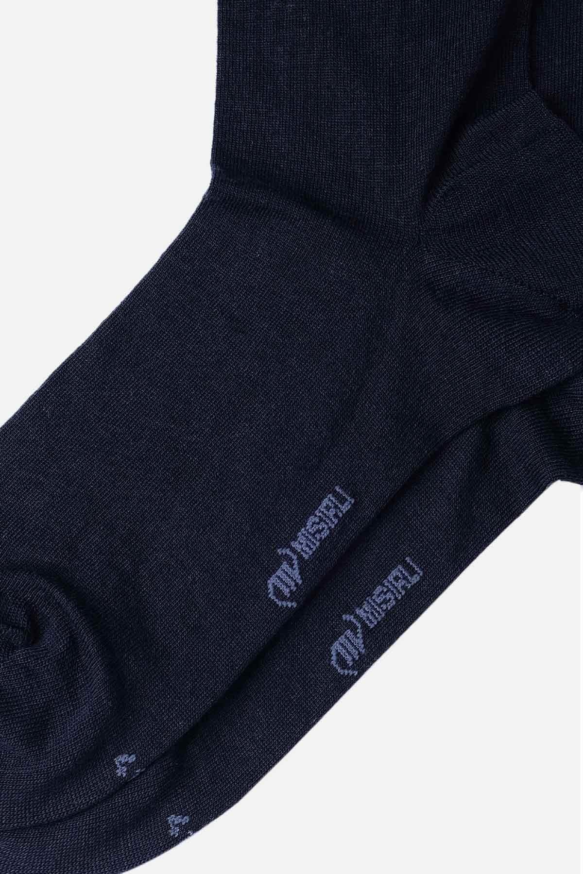 Mısırlı Erkek Soft Wool (Koyun Yünü) Tekli Soket Çorap Lacivert