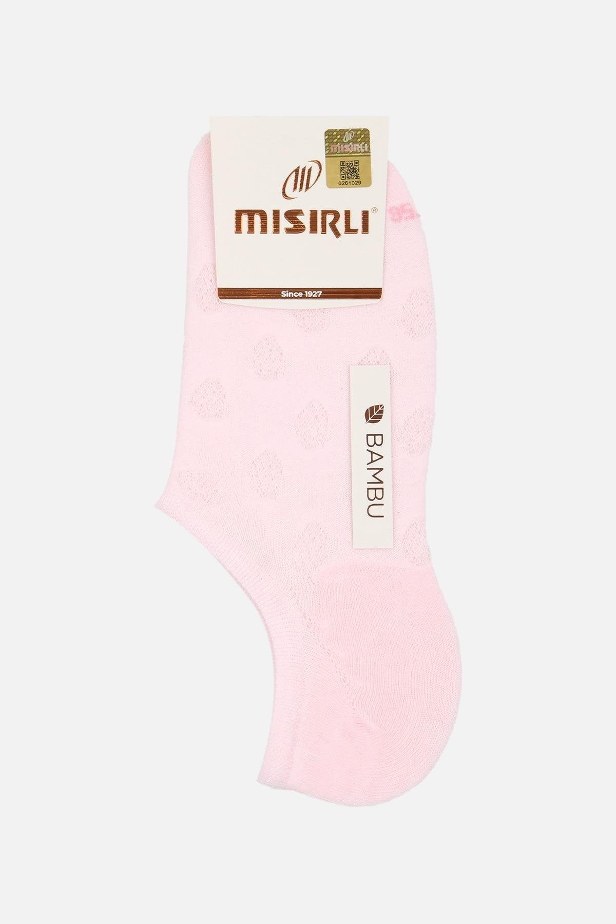 Mısırlı Kadın Bambu Tekli Yazlık No Show Çorap Pembe
