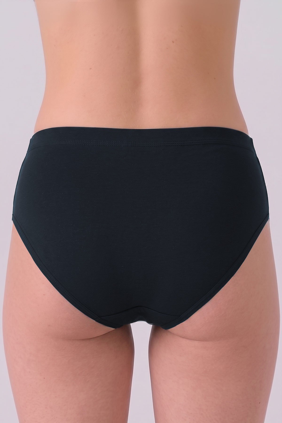Mısırlı Kadın Gümüş Brief Slip Lacivert