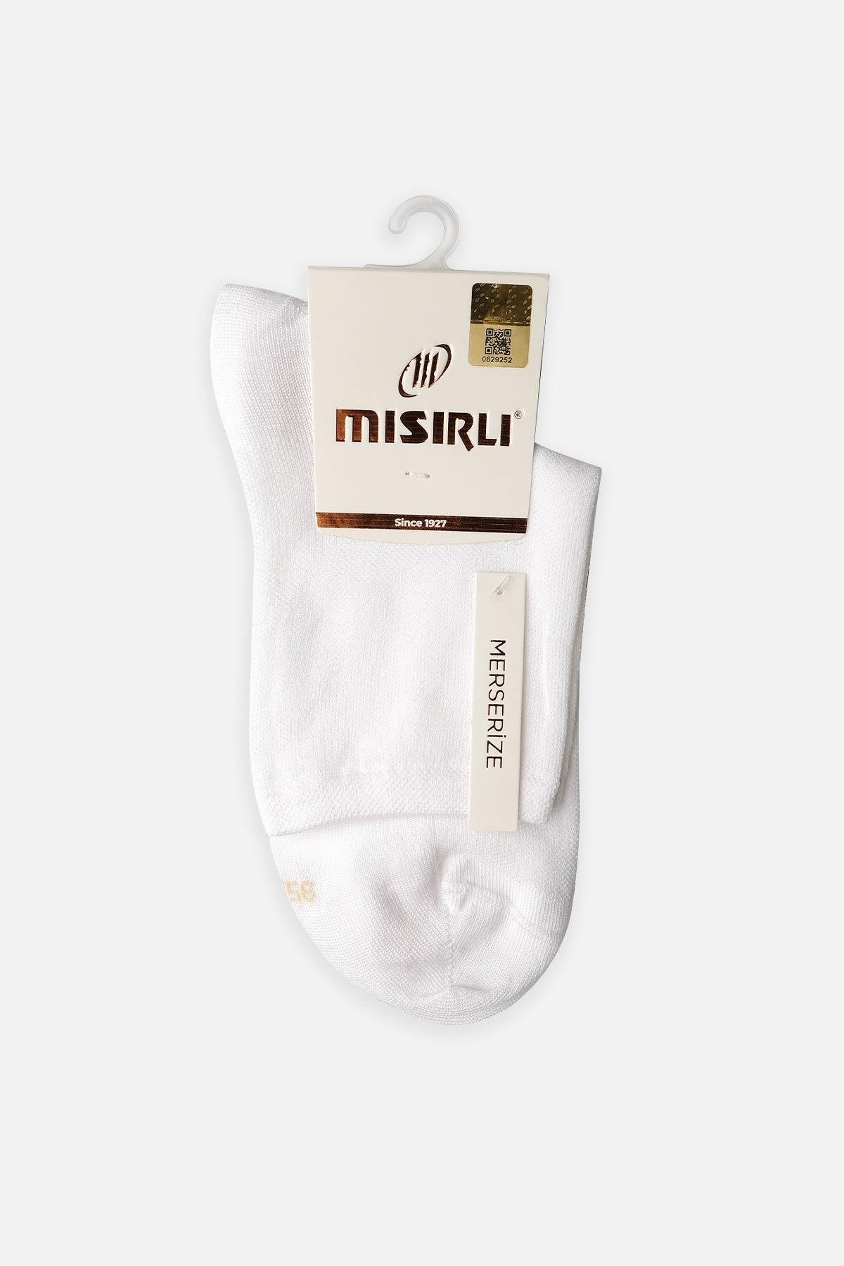 Mısırlı Kadın Merserize Tekli Soket Çorap Ekru