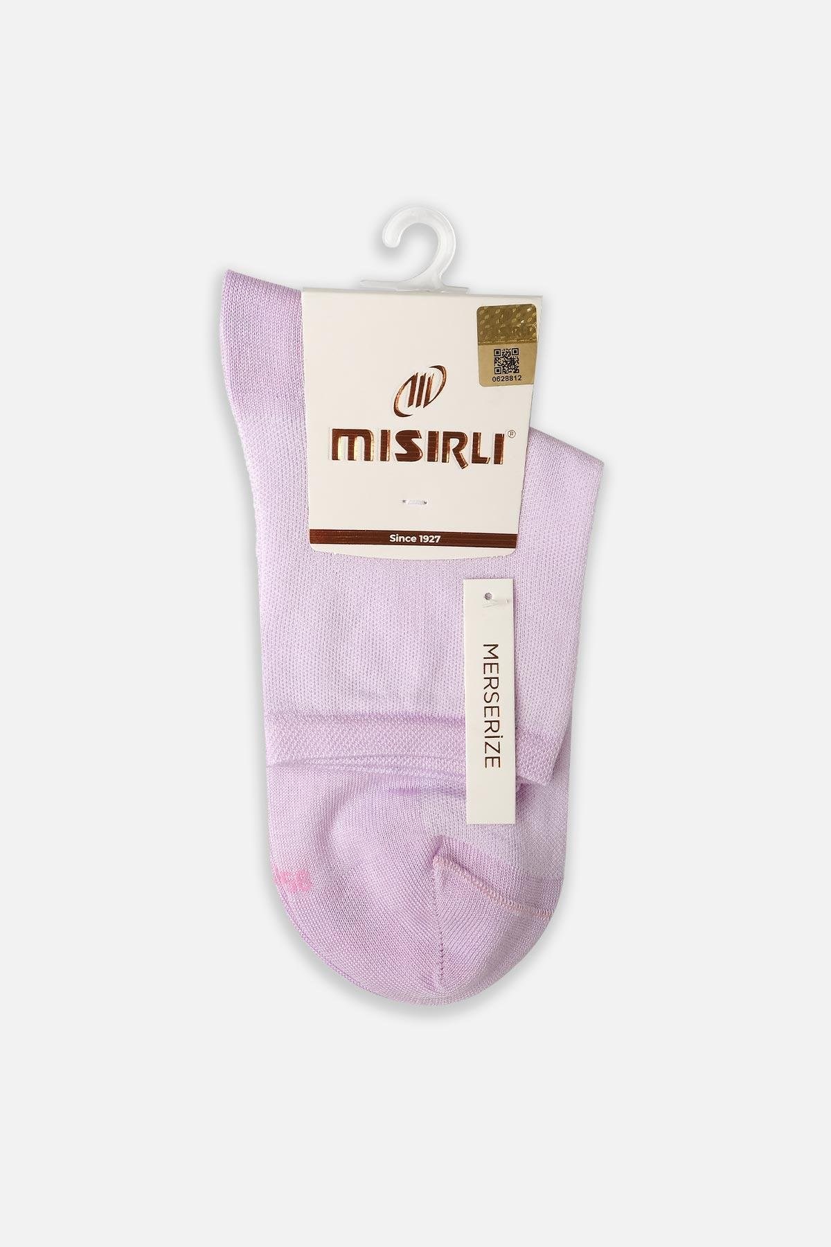 Mısırlı Kadın Merserize Tekli Soket Çorap Açık Pembe