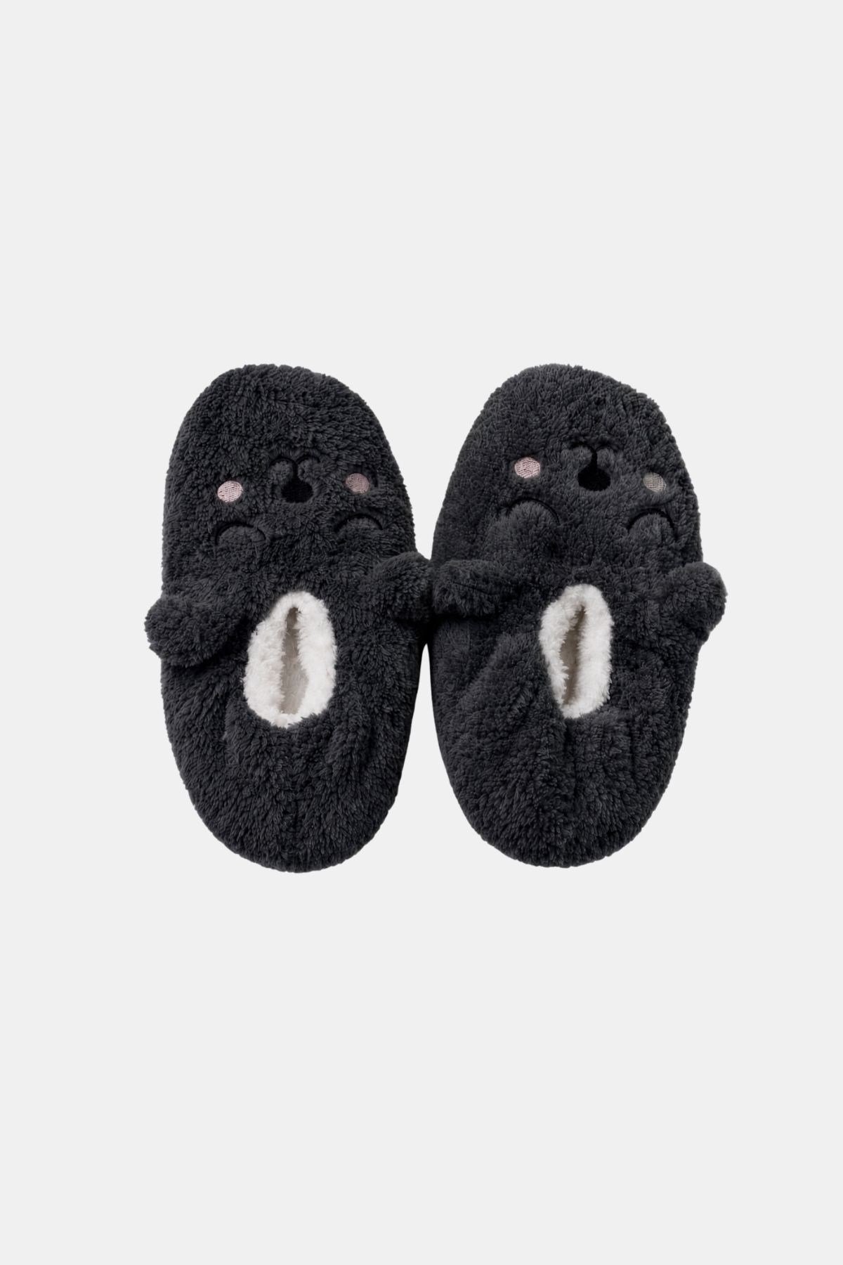 Mısırlı Kadın Panda Figürlü Panduf Füme