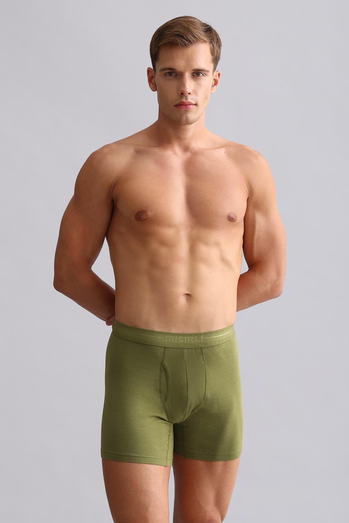 Mısırlı Modal by TENCEL SPARTACUS PLUS PERFORMANCE Long Boxer Haki