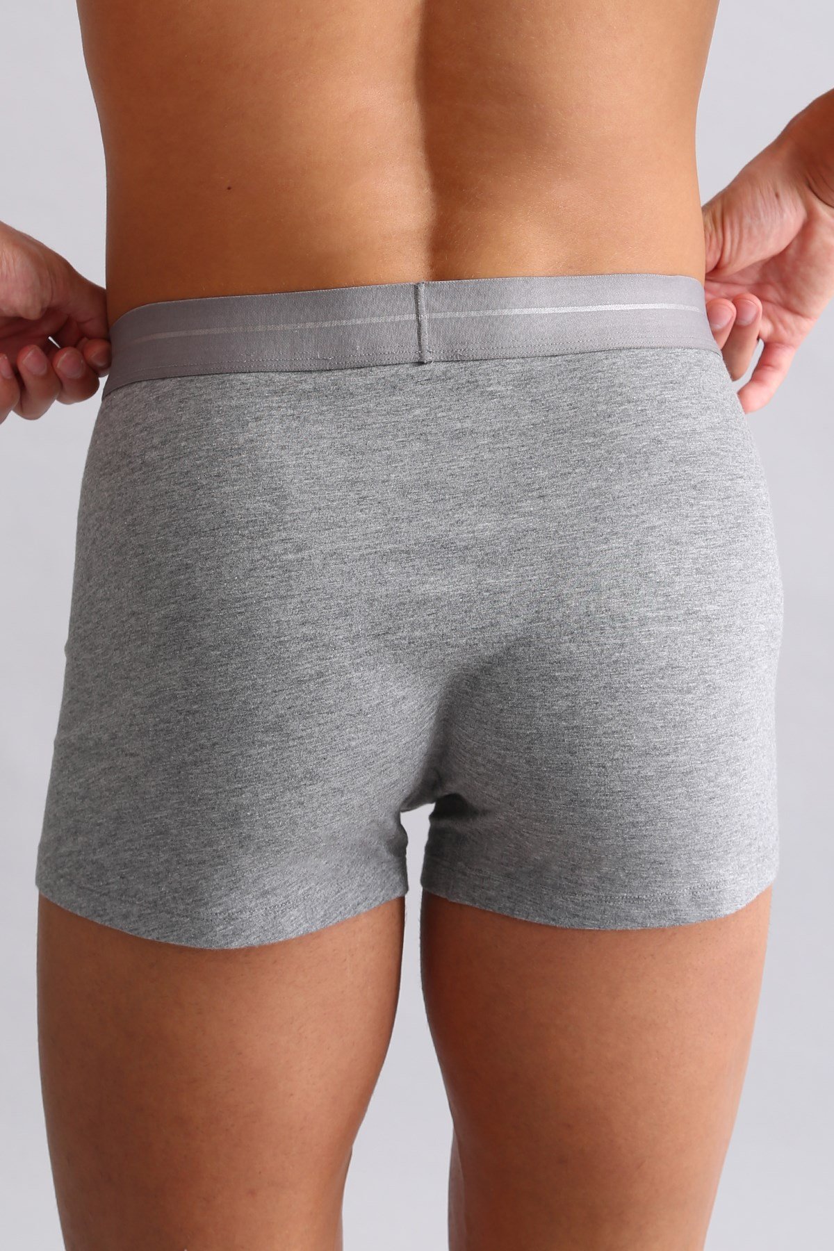 Mısırlı Modal by TENCEL SPARTACUS PLUS PERFORMANCE Boxer Gri Melanj