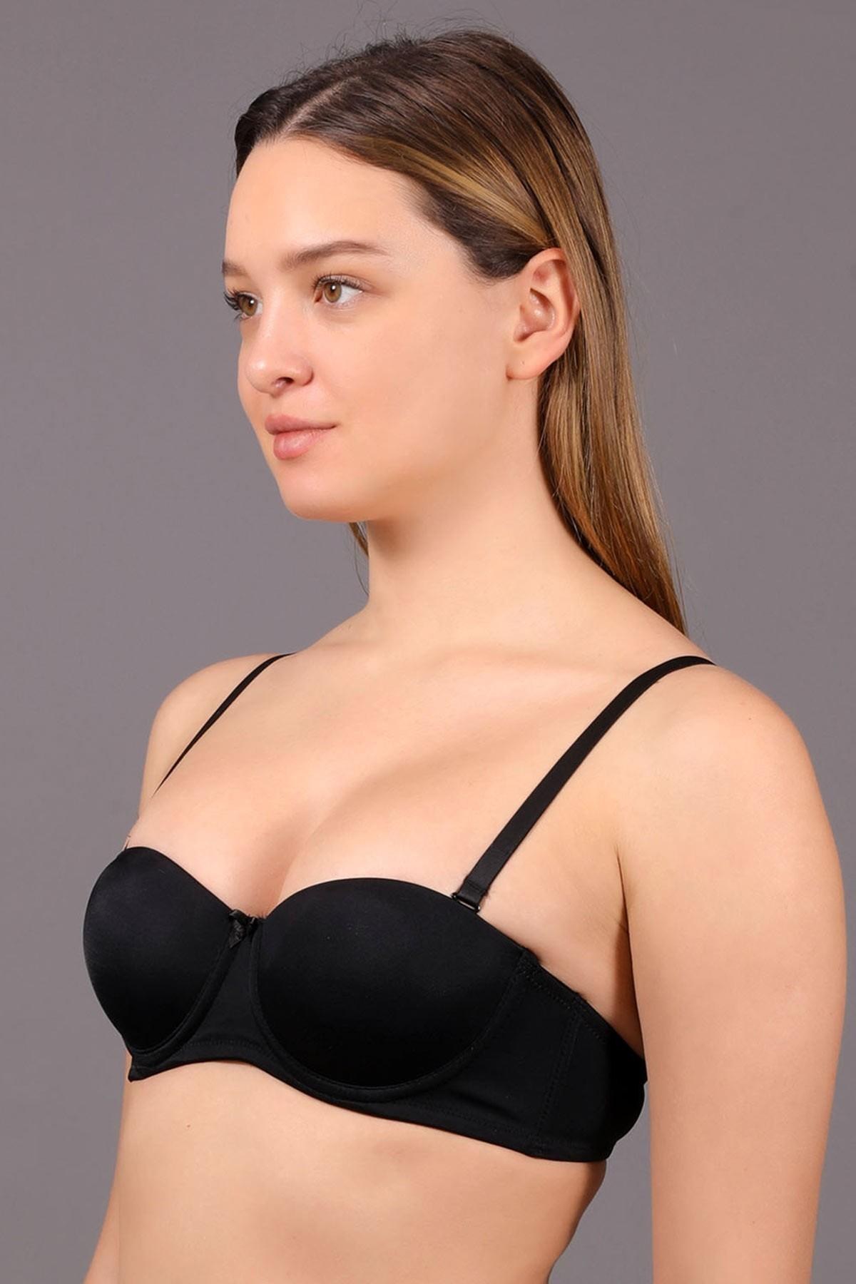 Mısırlı New Bra Desteksiz Basic Sütyen Siyah