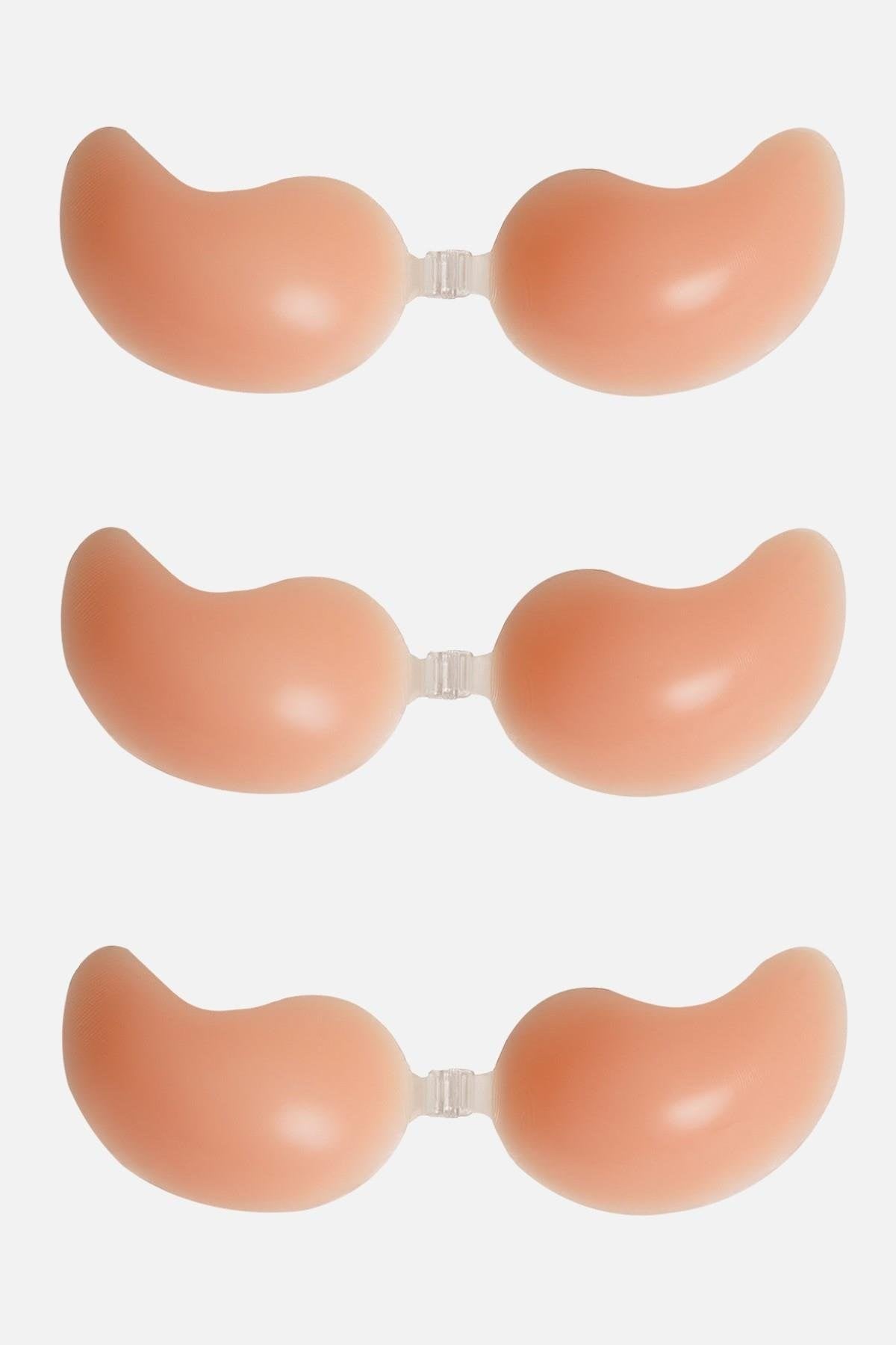 Mısırlı New Bra Klipsli B Cup Göğüs Ucu Gizleyici Renksiz