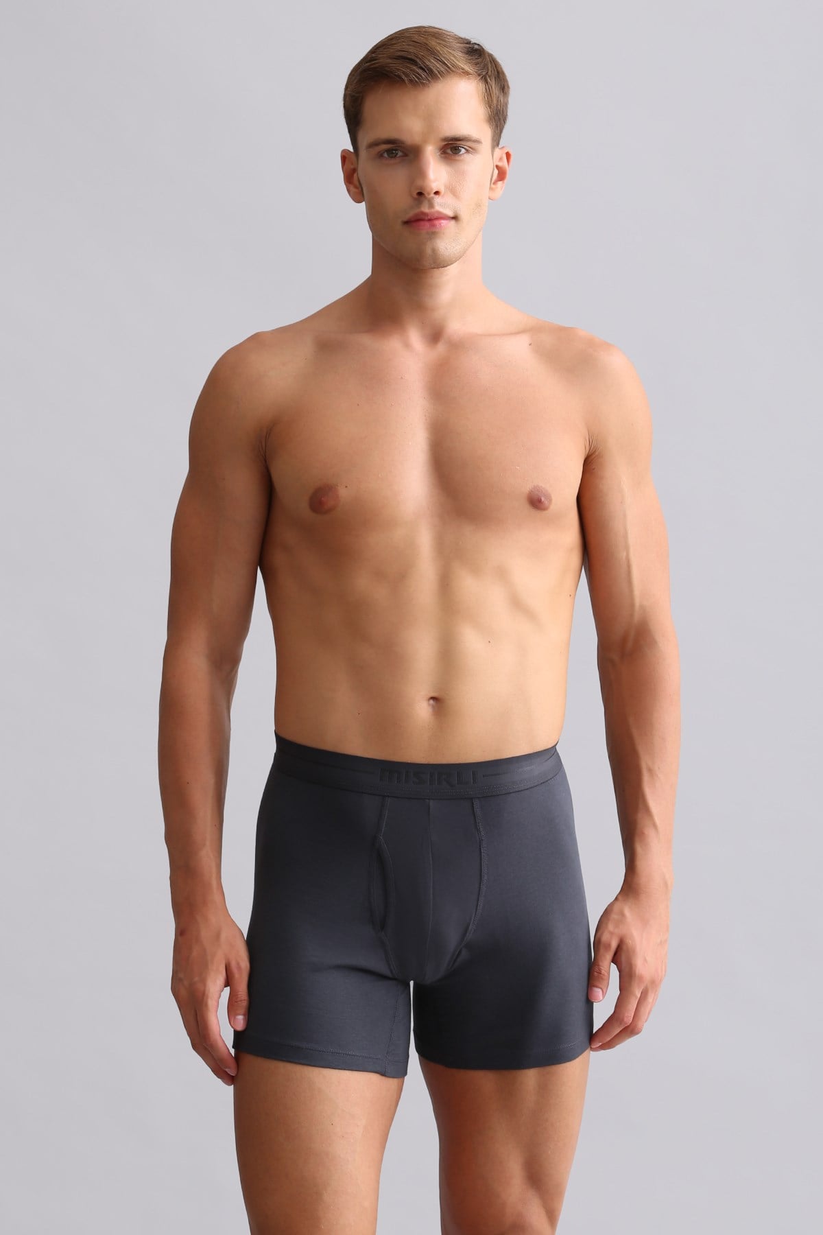 Mısırlı ORGANIC Pamuklu SPARTACUS PLUS PERFORMANCE Long Boxer Antrasit