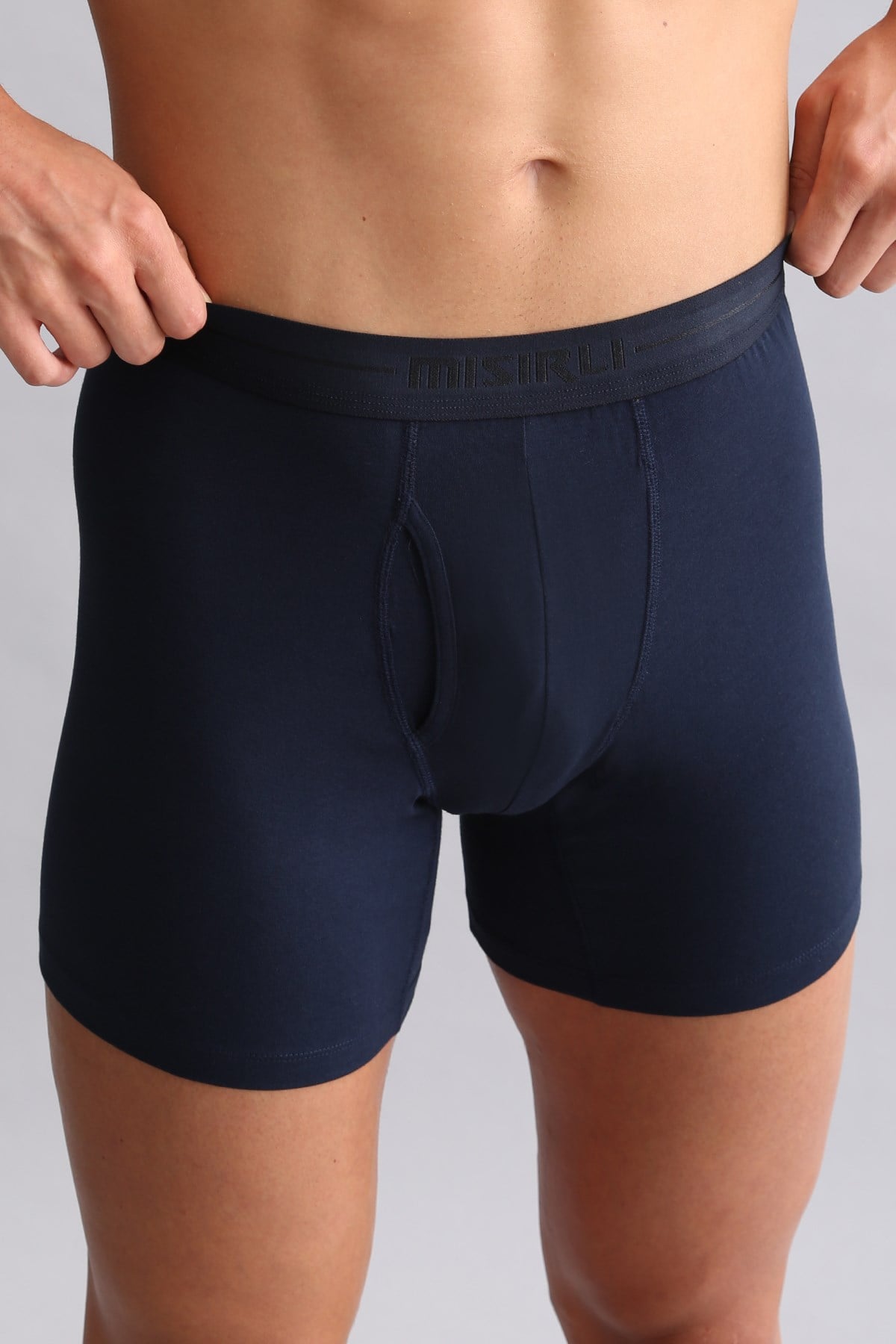 Mısırlı ORGANIC Pamuklu SPARTACUS PLUS PERFORMANCE Long Boxer Lacivert