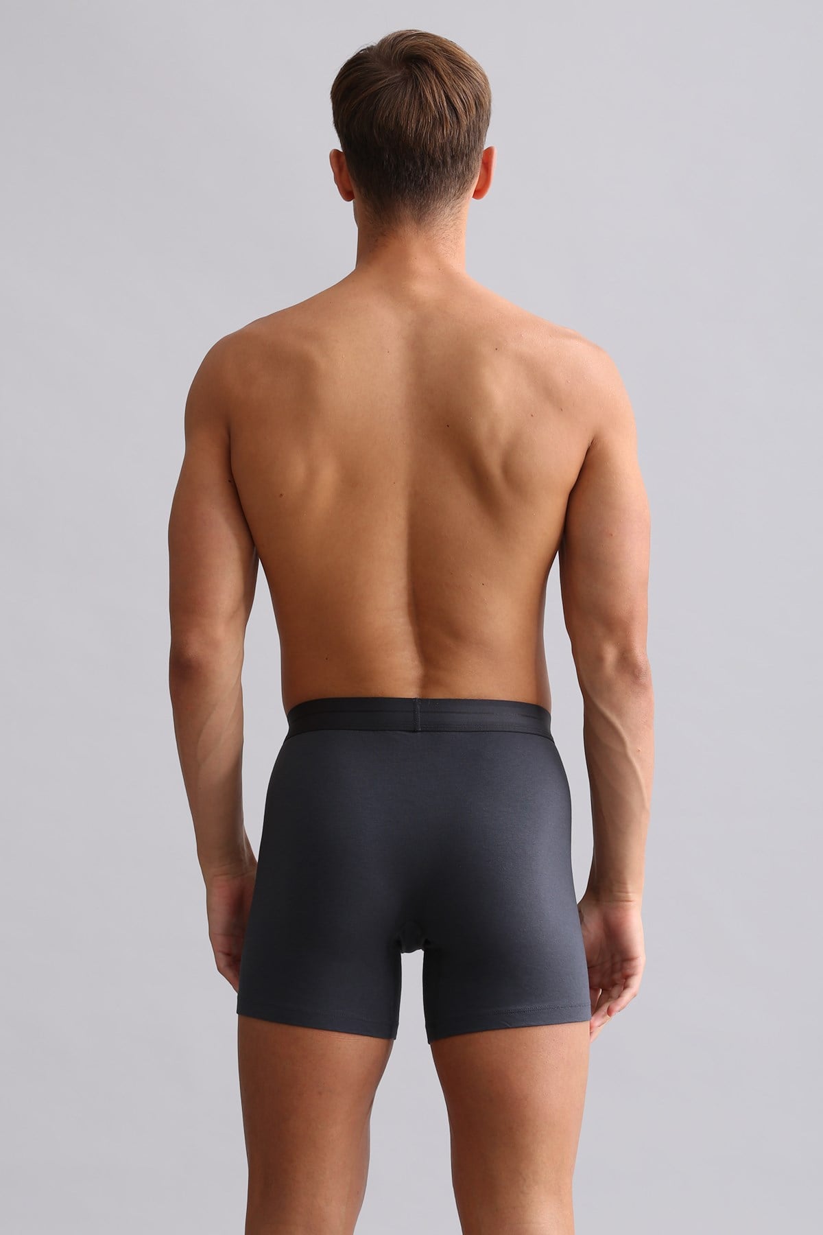 Mısırlı ORGANIC Pamuklu SPARTACUS PLUS PERFORMANCE Long Boxer Antrasit