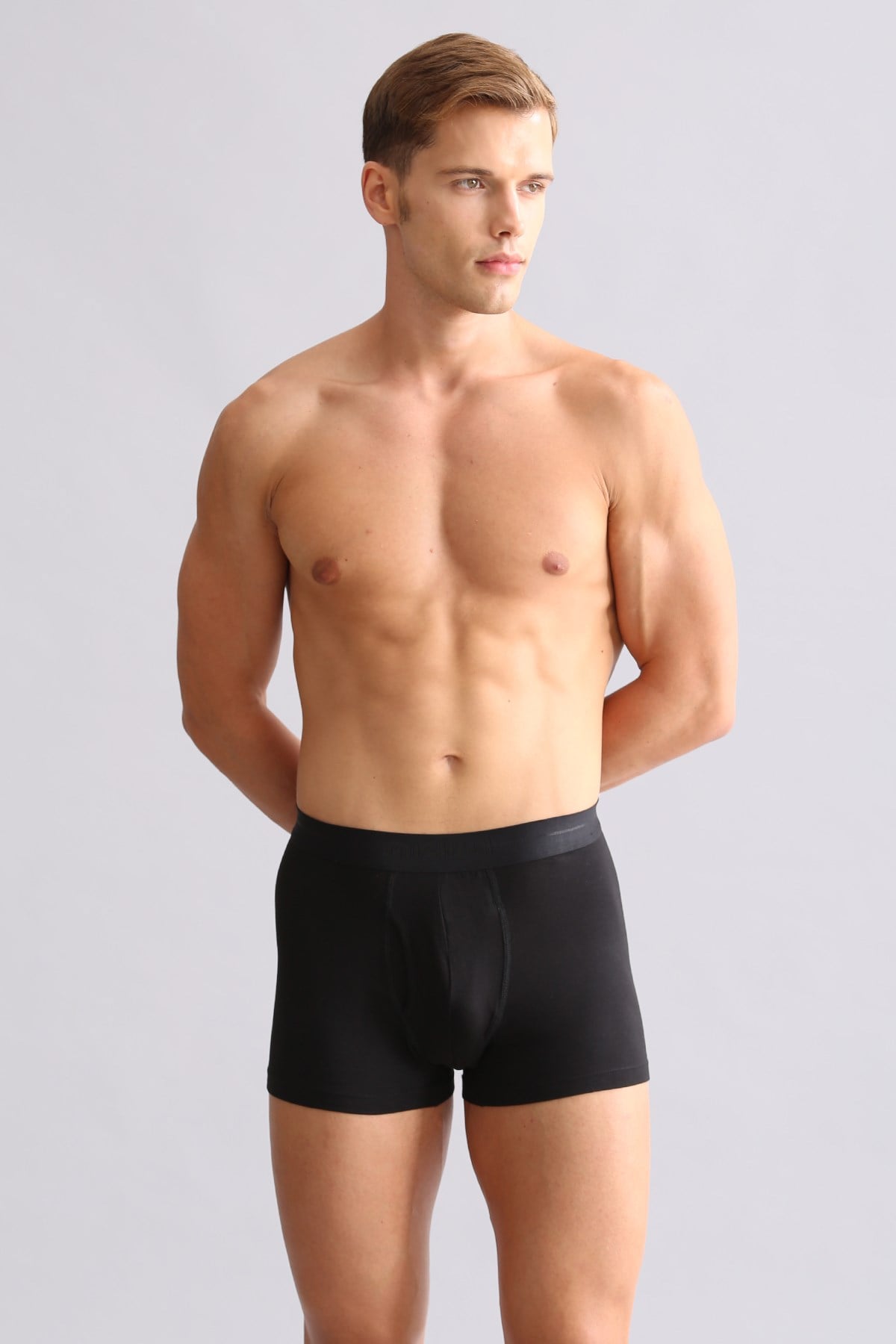 Mısırlı ORGANIC Pamuklu SPARTACUS PLUS PERFORMANCE Boxer Siyah