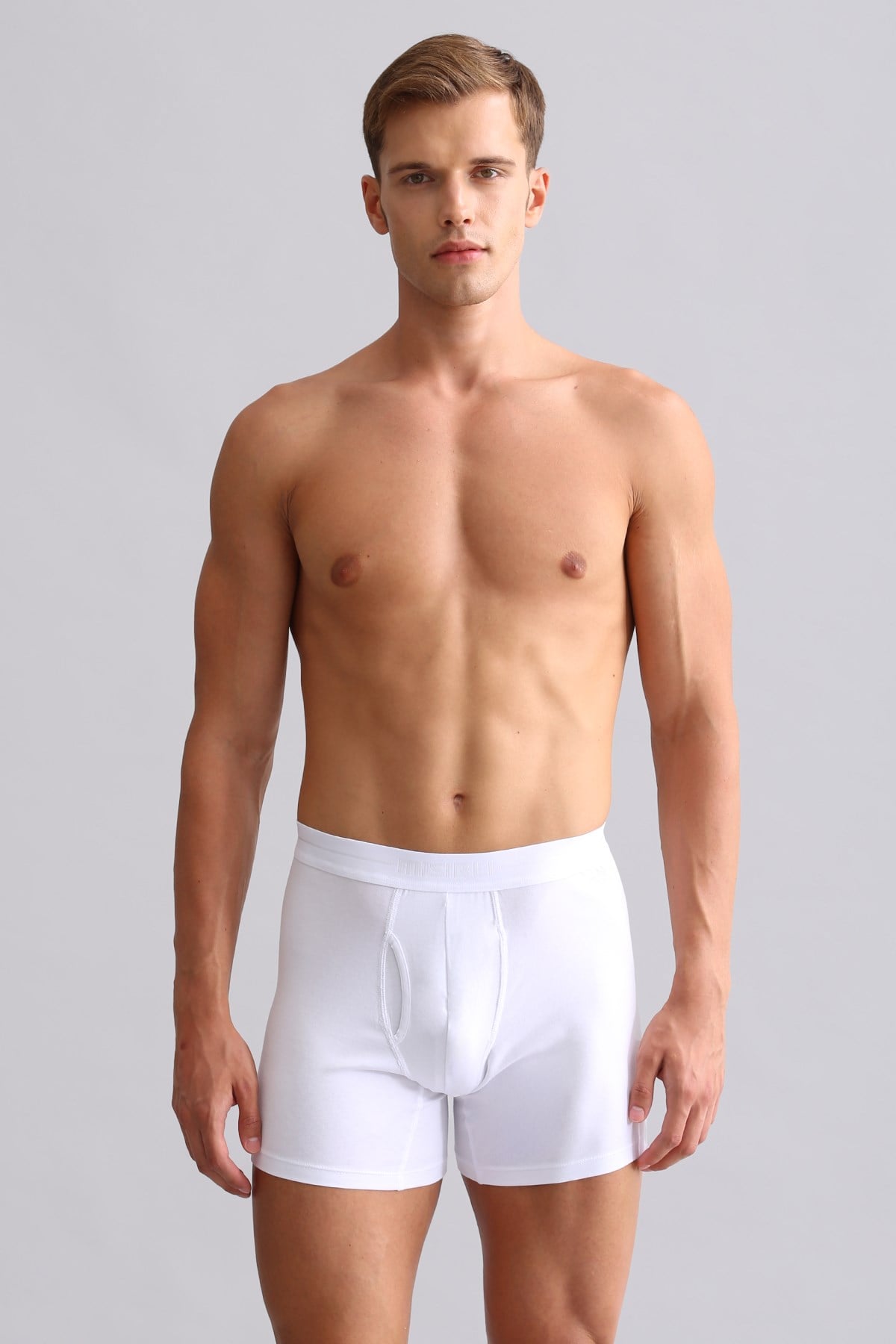 Mısırlı ORGANIC Pamuklu SPARTACUS PLUS PERFORMANCE Long Boxer Beyaz