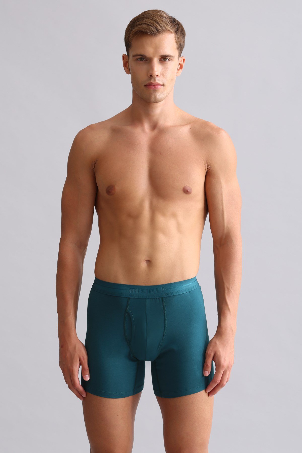 Mısırlı ORGANIC Pamuklu SPARTACUS PLUS PERFORMANCE Long Boxer Fit Green
