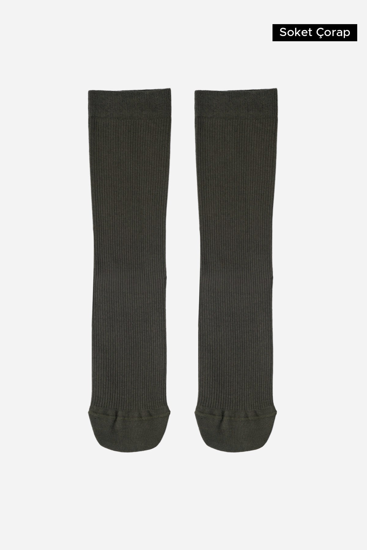Mısırlı Unisex Bambu Özel Sıkılaştırıcı Teknolojiyle Uçuş ve Pilot Soket Çorap Koyu Haki
