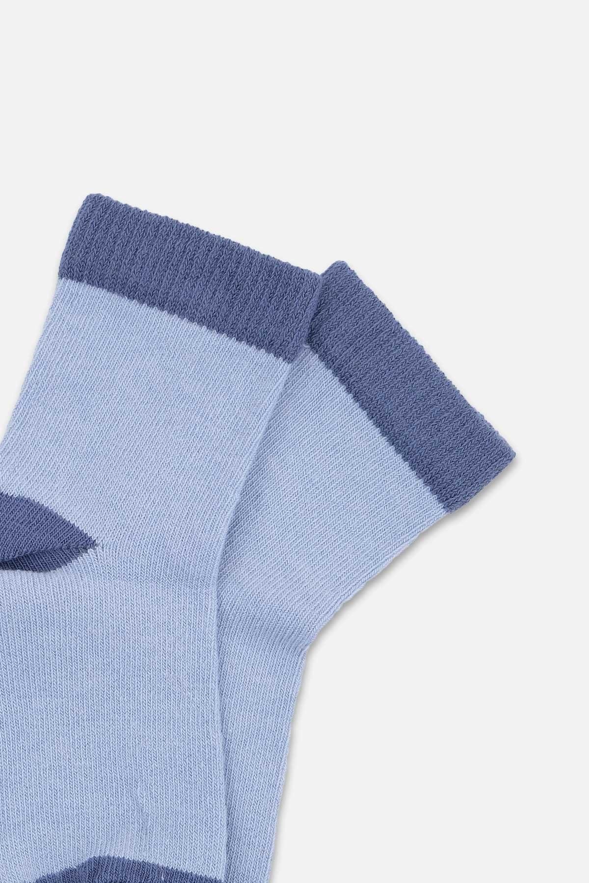 Mısırlı Unisex Pamuklu 5 Çift Bebek ve Çocuk Çorap Çok Renkli