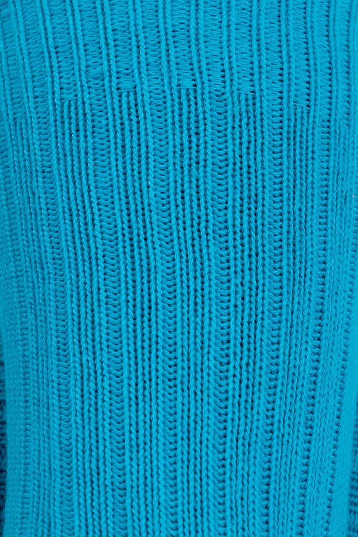 Mısırlı Unisex Pamuklu Bio Cotton Kışlık Soket Çorap Mavi