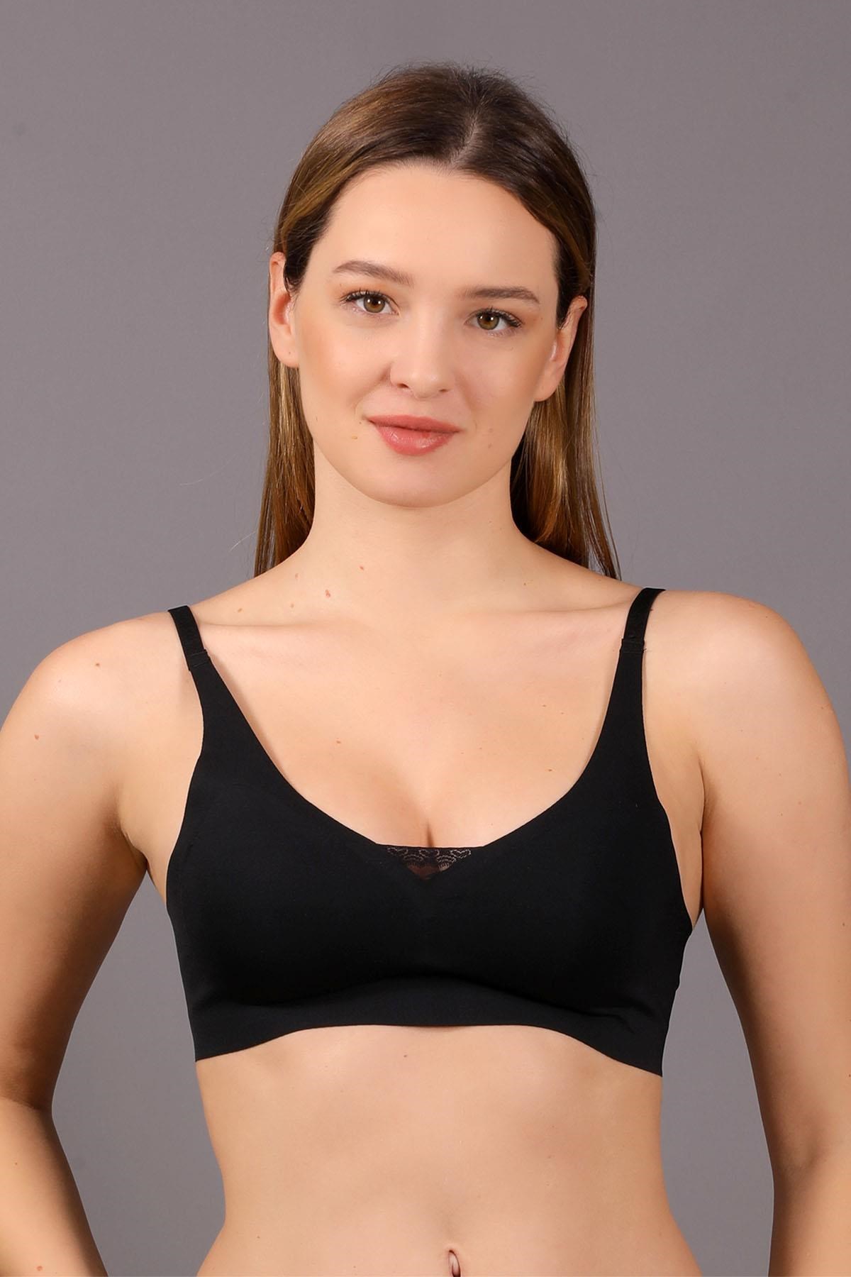 Mısırlı New Bra Desteksiz Hayalet Sütyen Siyah