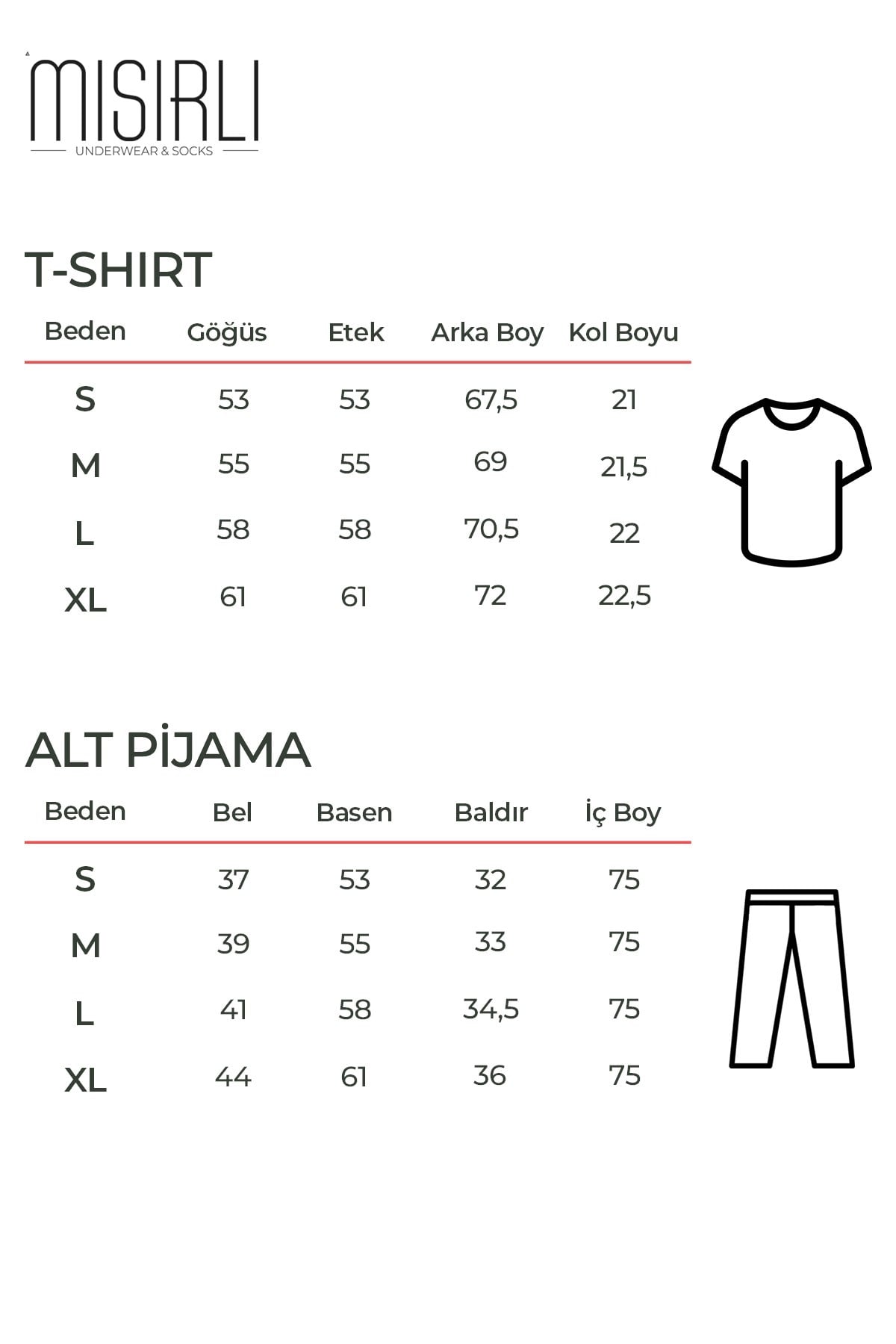 Pamuklu Kısa Kollu Pijama Takım Siyah