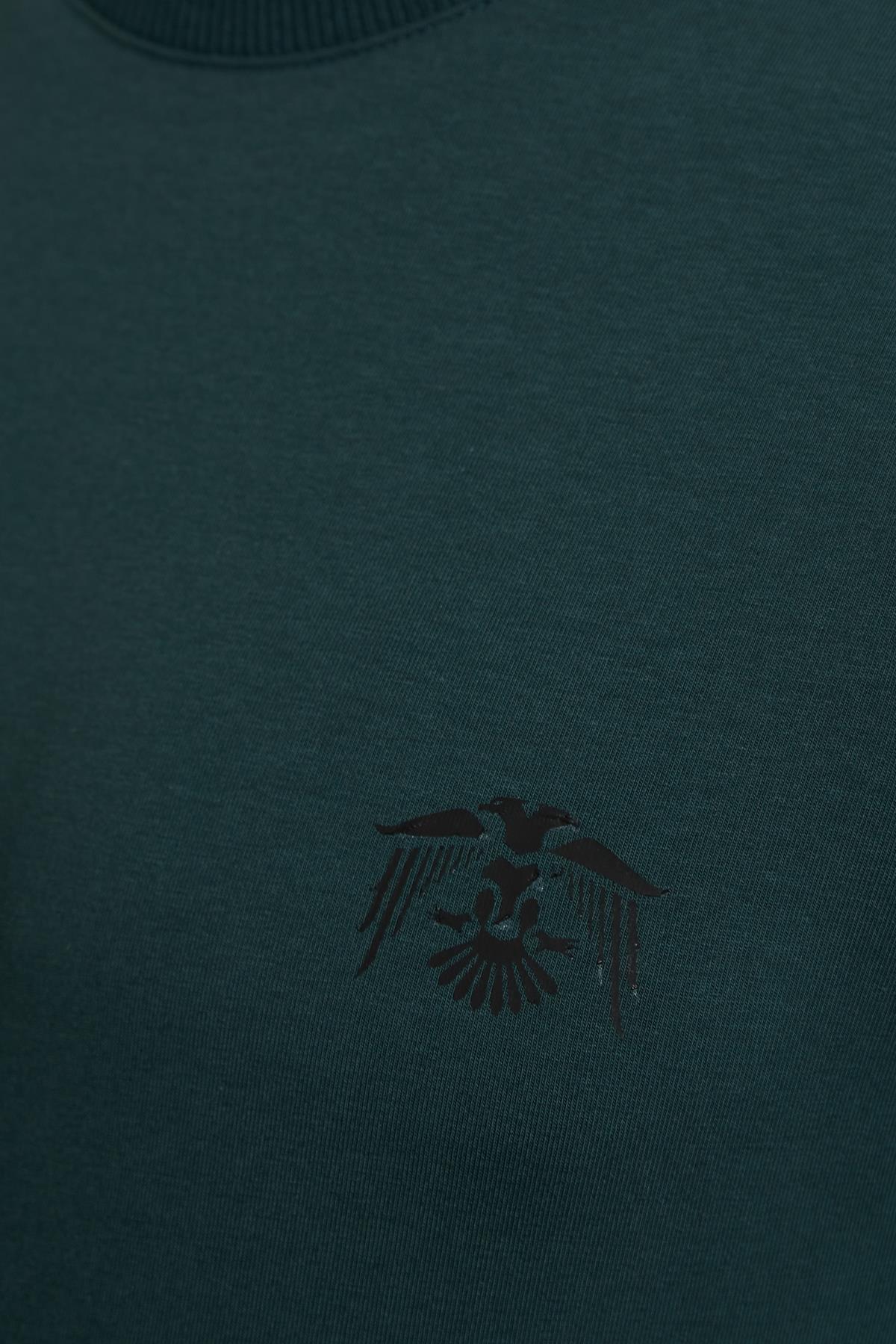 hugluoutdoorPetrol Yeşili Basic T-Shirt