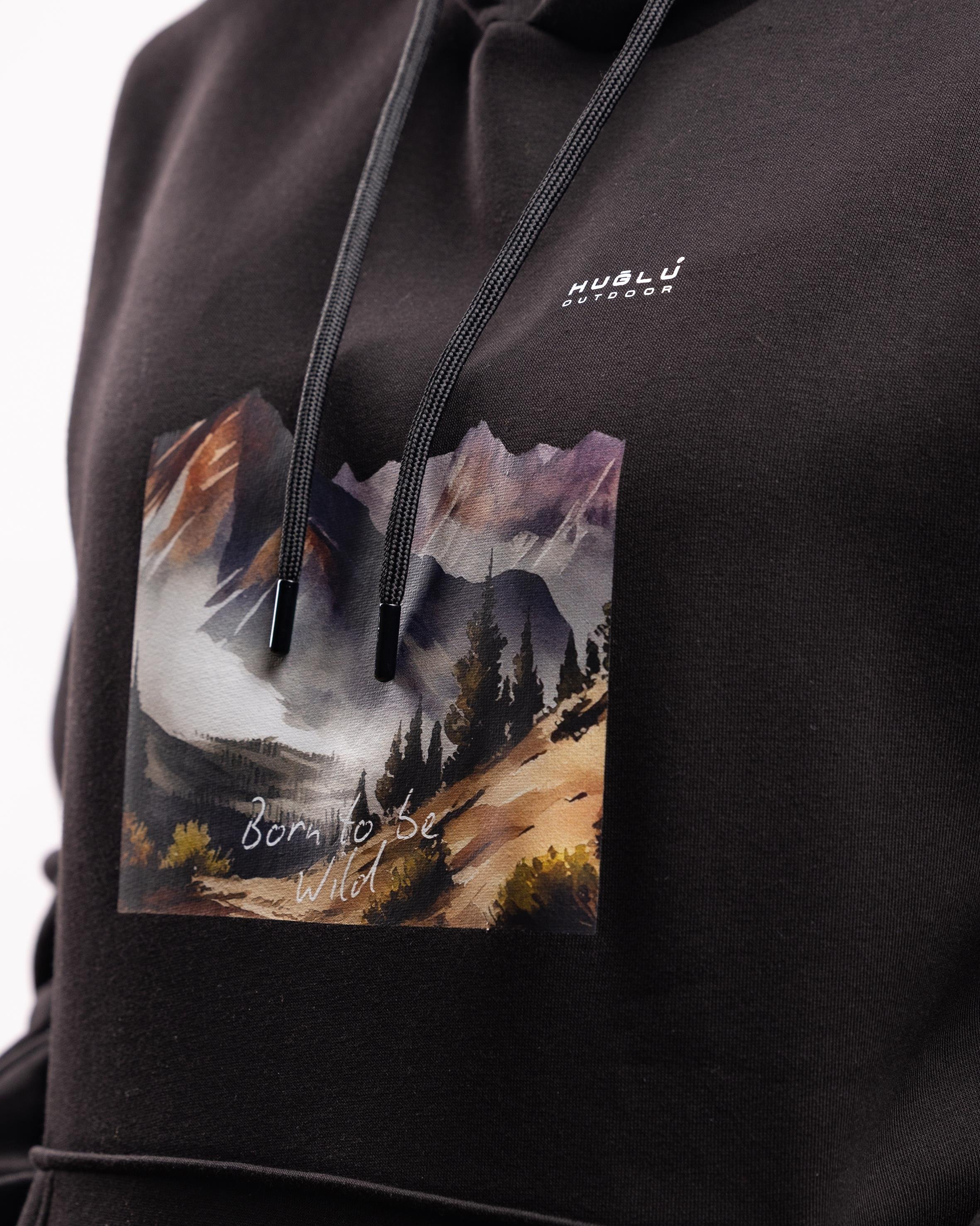 Huğlu OutdoorDoğa Baskılı 3 İp Sweatshirt