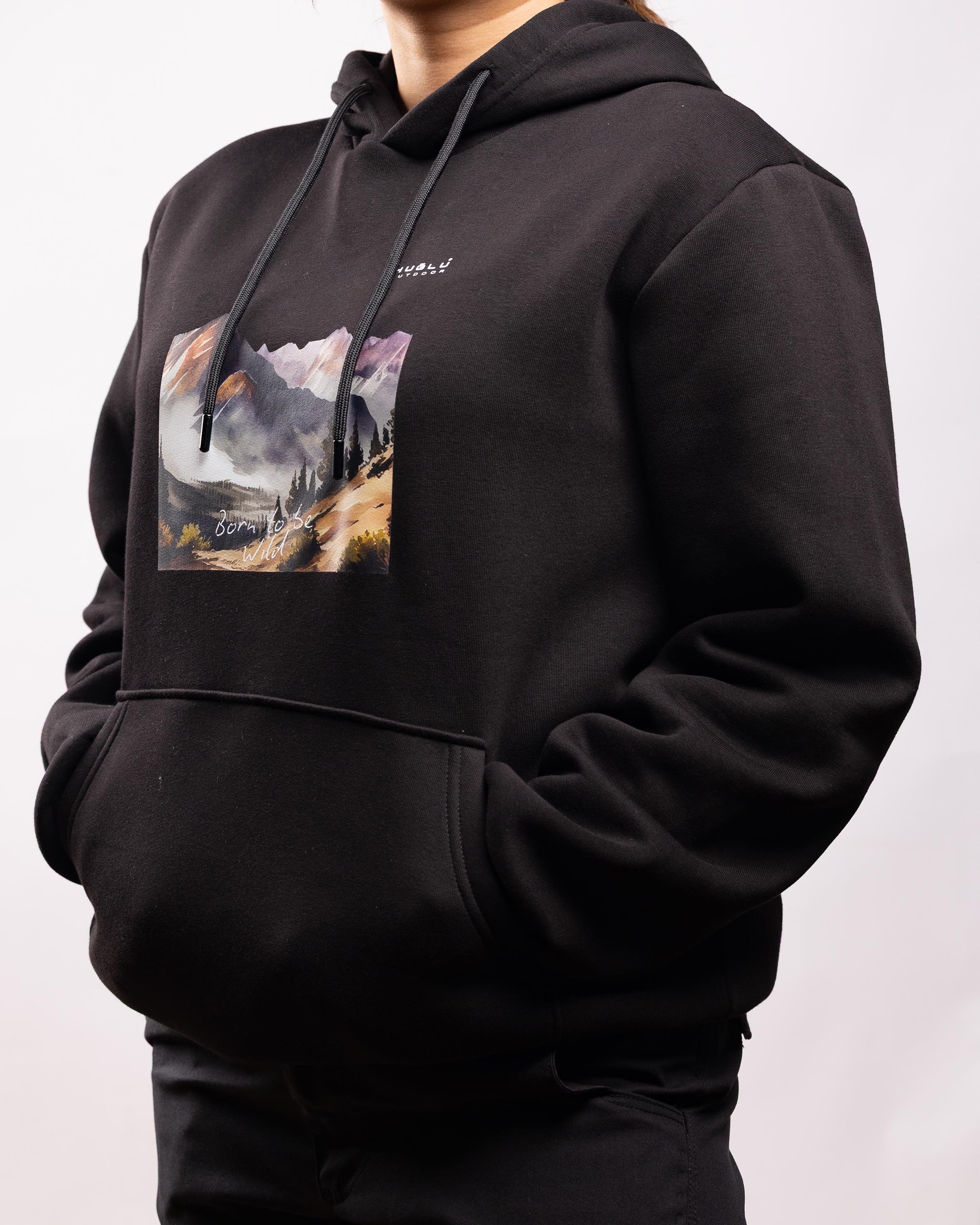 Huğlu OutdoorDoğa Baskılı 3 İp Sweatshirt