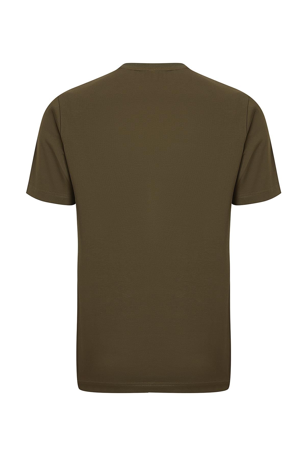 hugluoutdoorHaki Basic T-Shirt