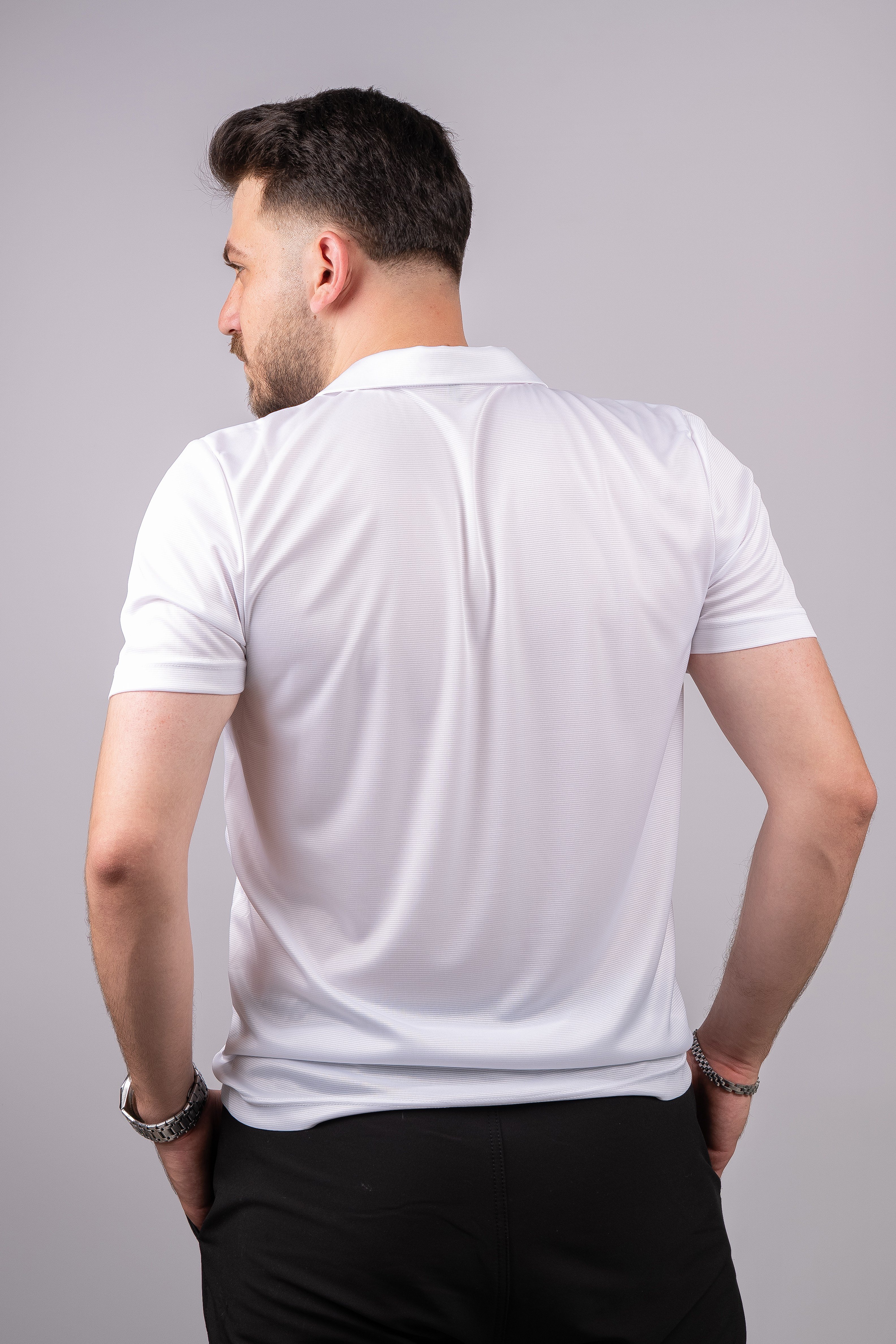 Huğlu Outdoor Huğlu Outdoor Polo Yaka Beyaz T-Shirt
