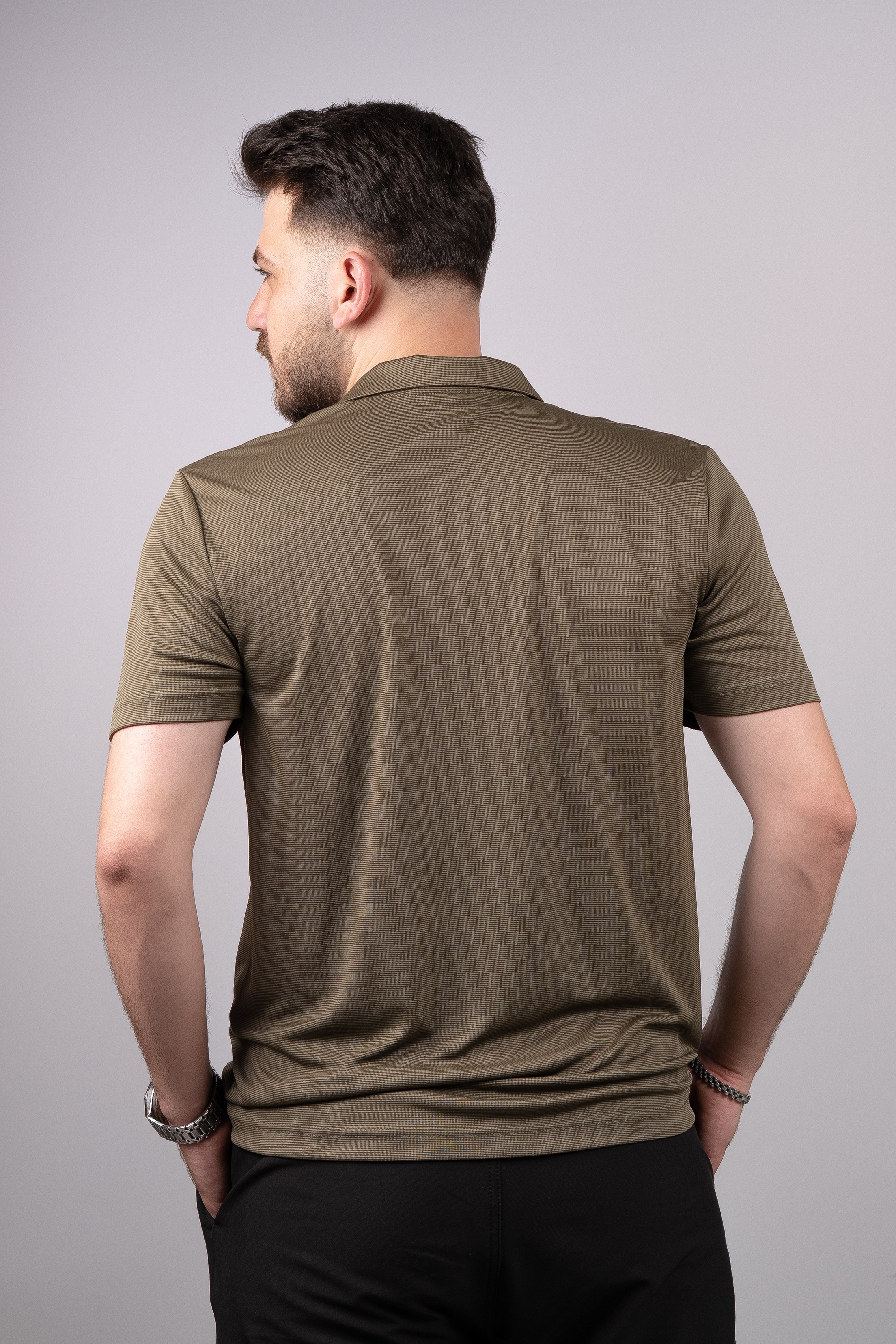 Huğlu Outdoor Huğlu Outdoor Polo Yaka Haki T-Shirt