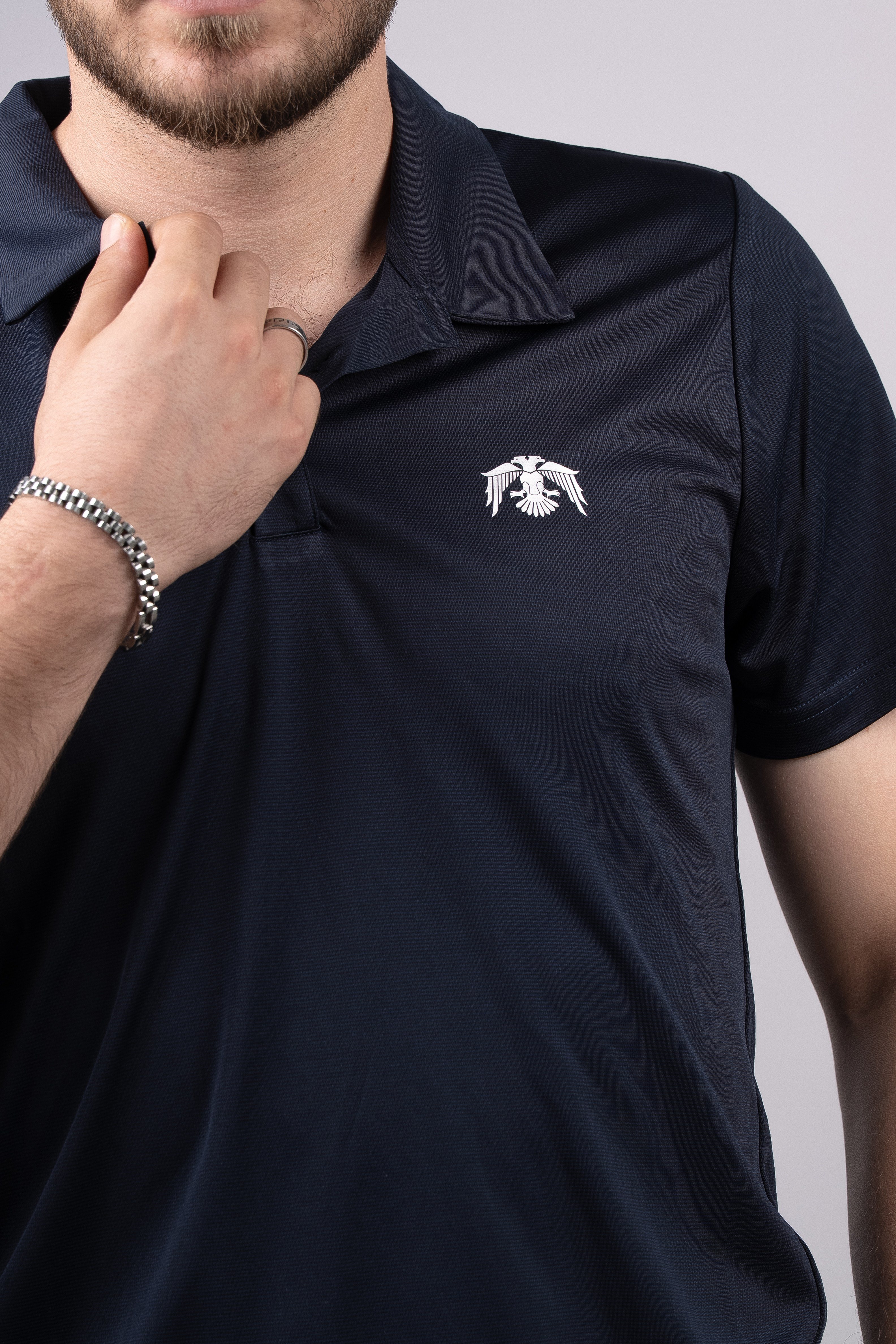 Huğlu Outdoor Huğlu Outdoor Polo Yaka Lacivert T-Shirt