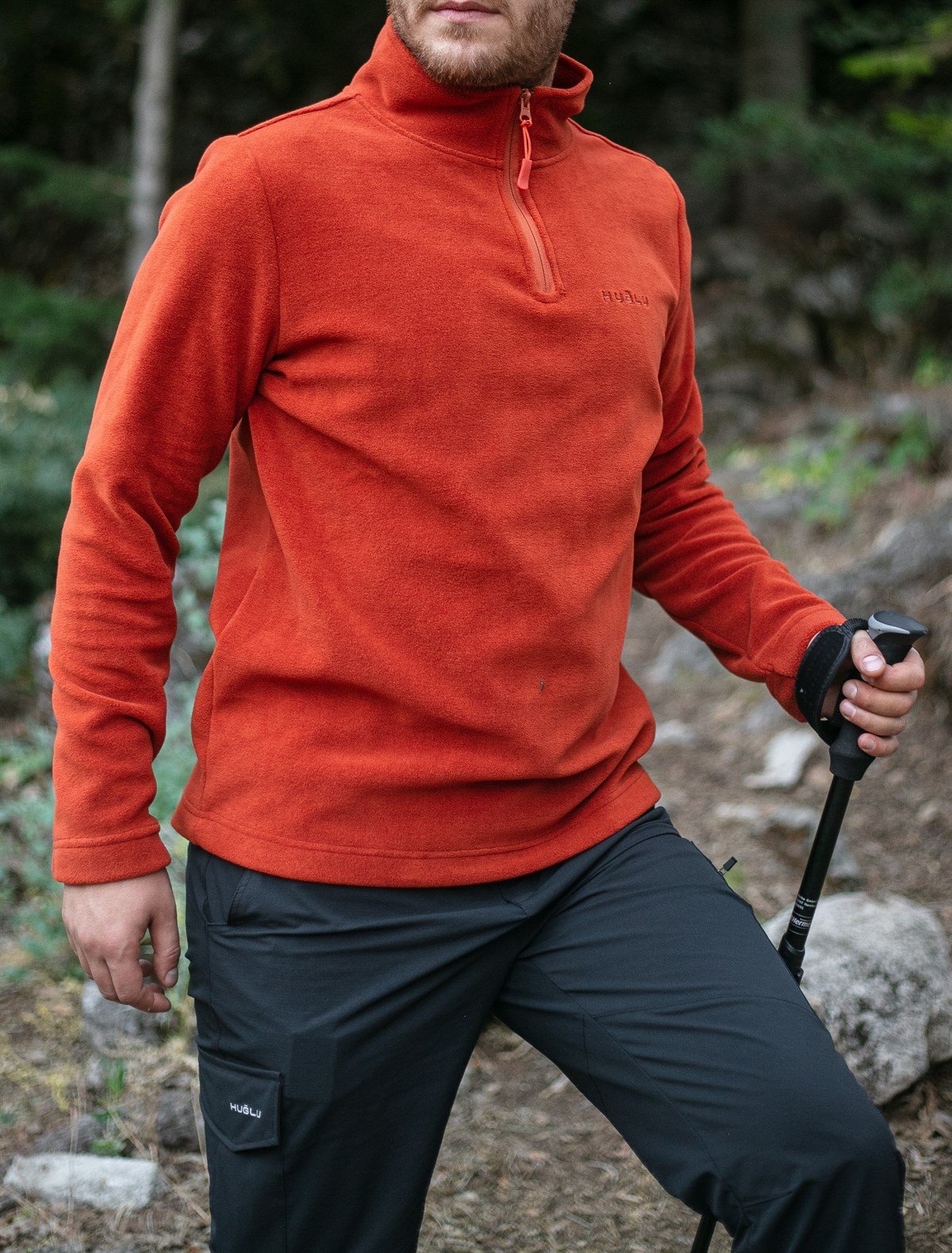 Kiremit Rengi Polar Sweatshirt