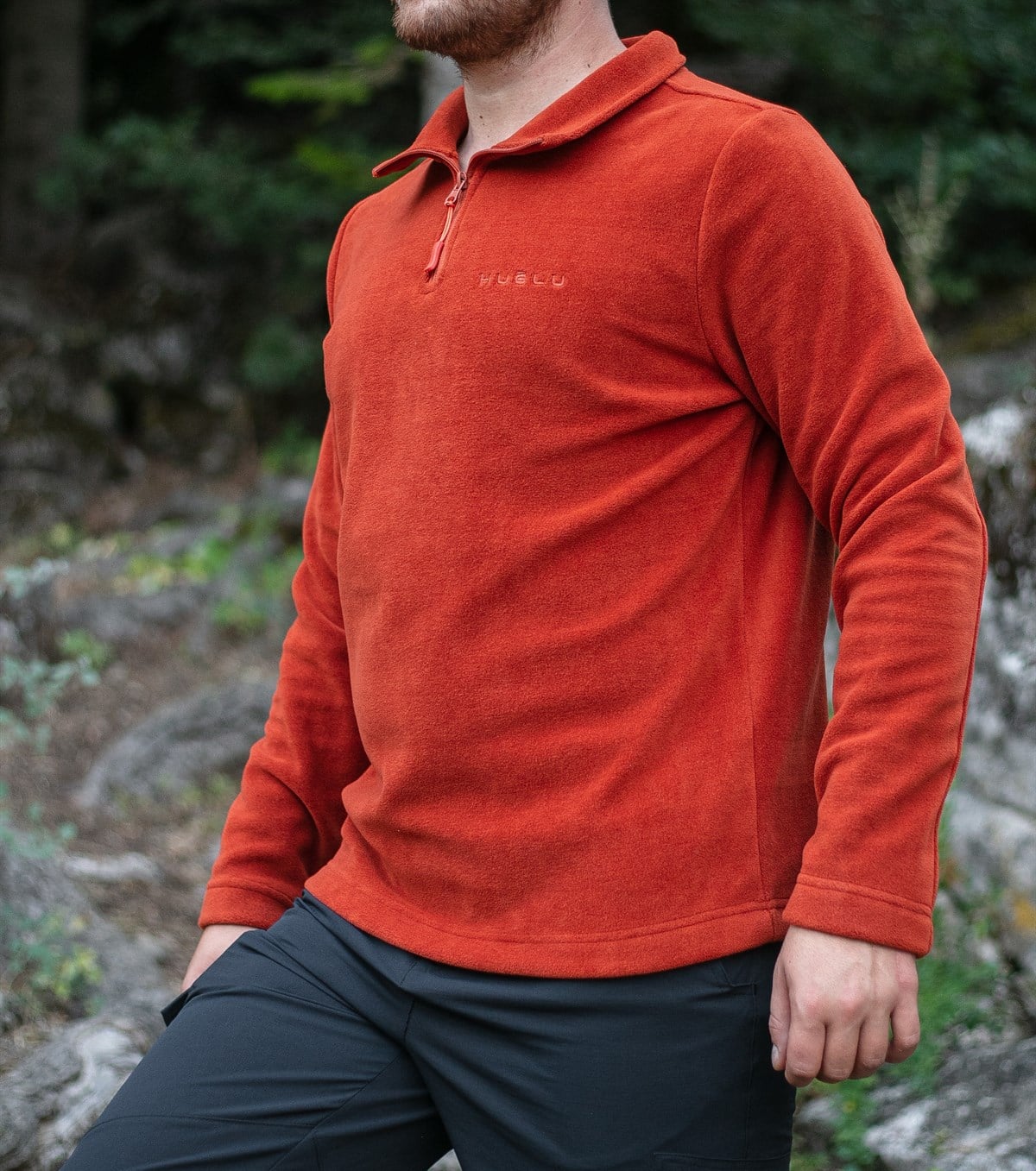 Kiremit Rengi Polar Sweatshirt