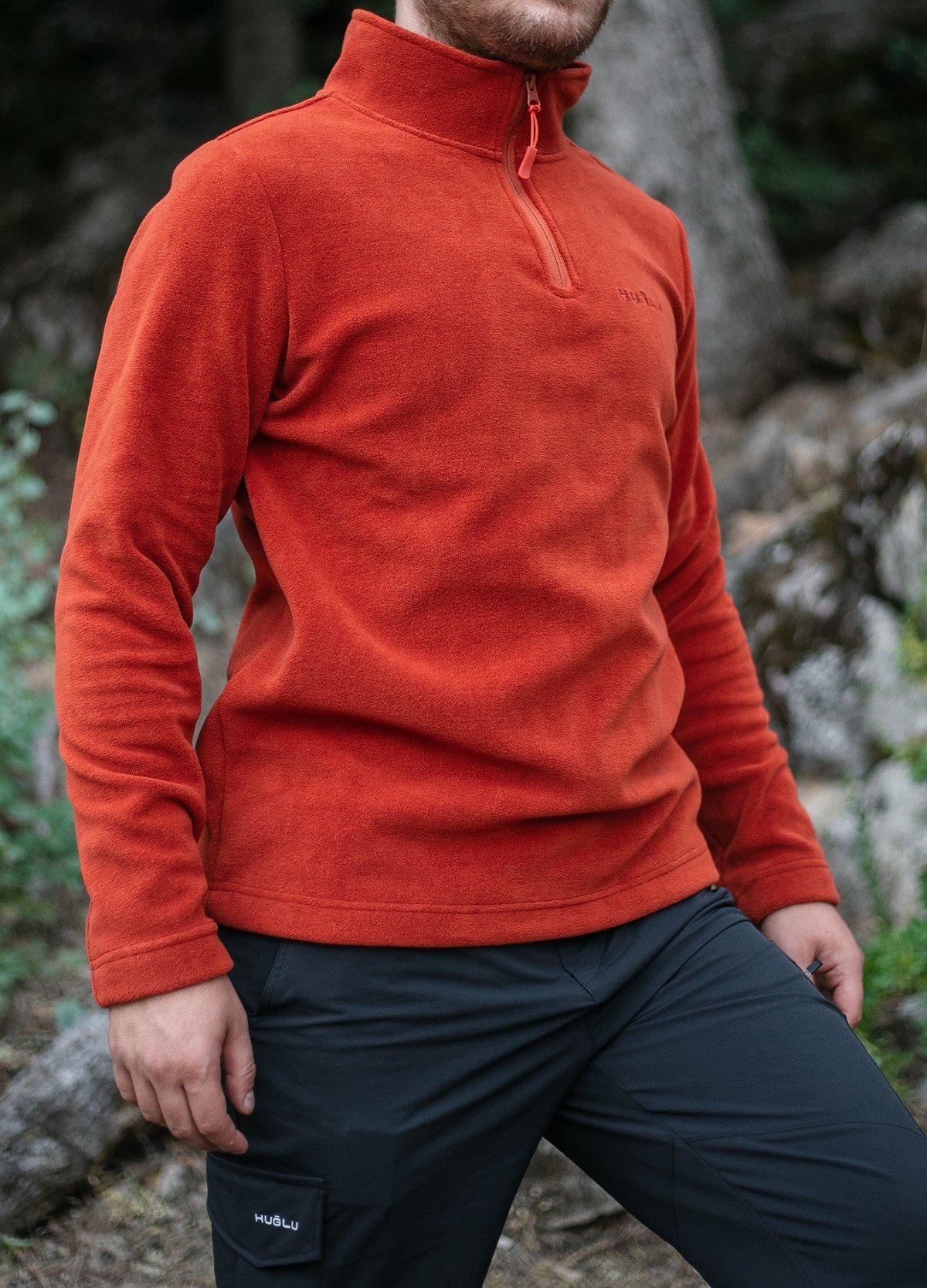 Kiremit Rengi Polar Sweatshirt