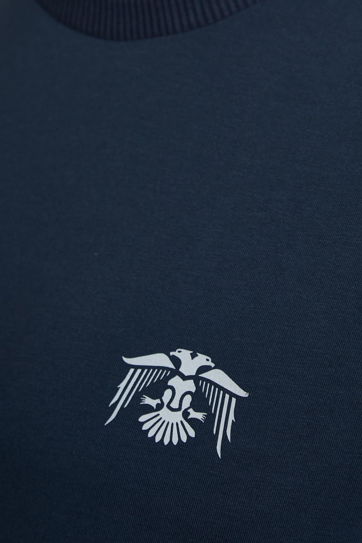 hugluoutdoorLacivert Basic T-Shirt