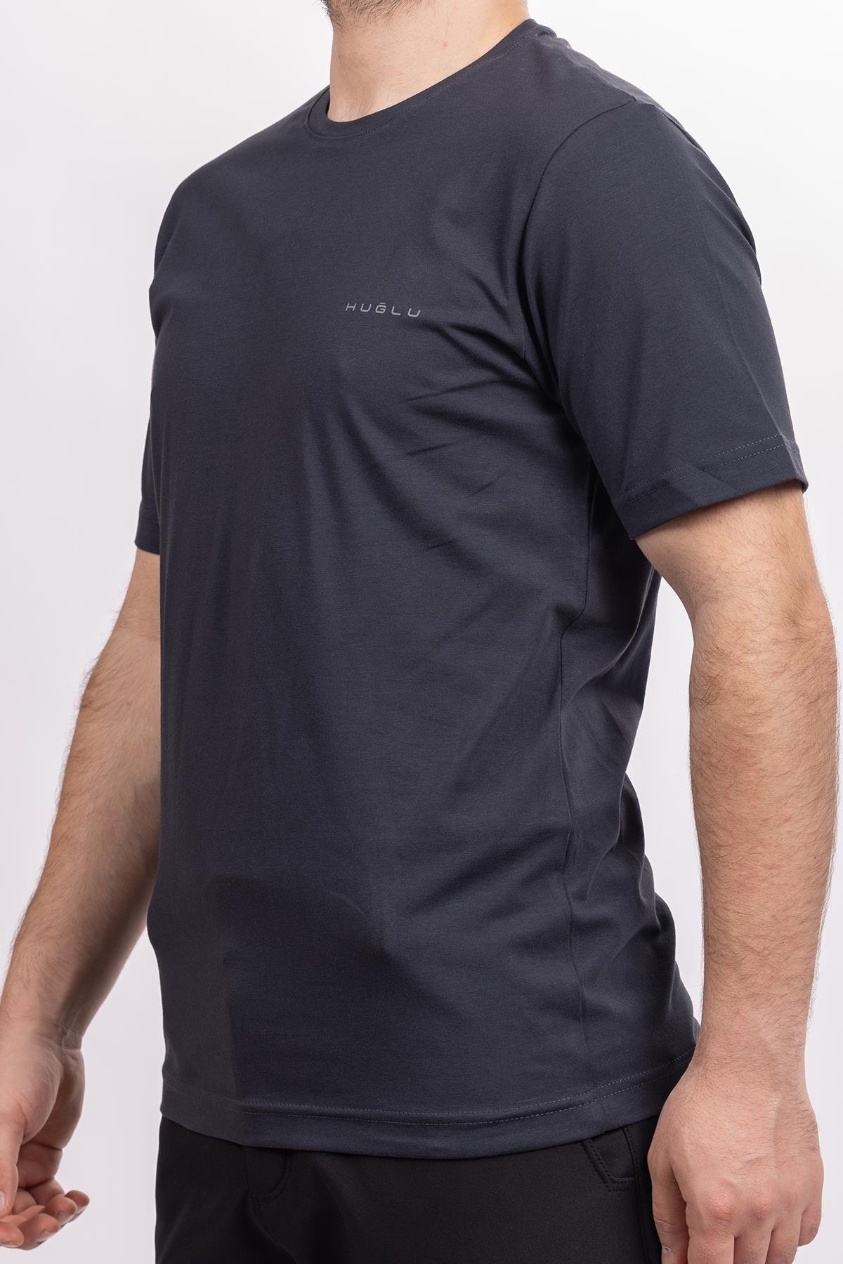 hugluoutdoorLacivert Basic T-Shirt Huğlu Logo