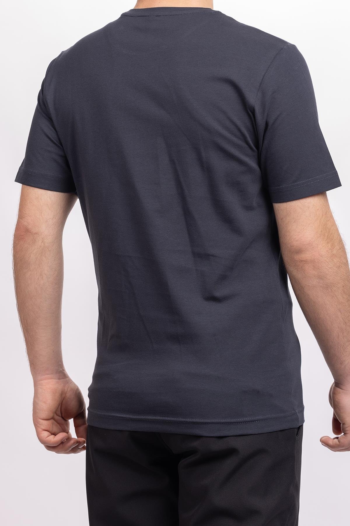 hugluoutdoorLacivert Basic T-Shirt Huğlu Logo