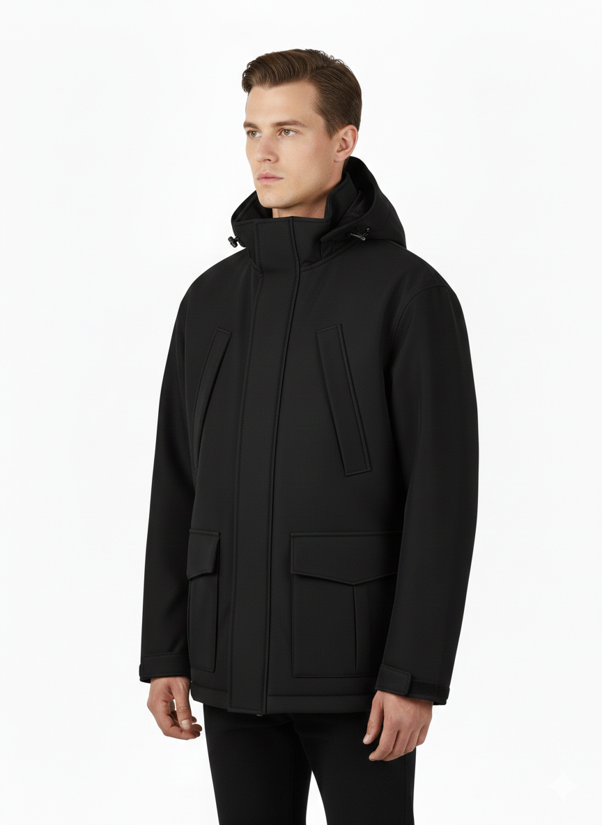 Huğlu OutdoorSiyah Outdoor Mont
