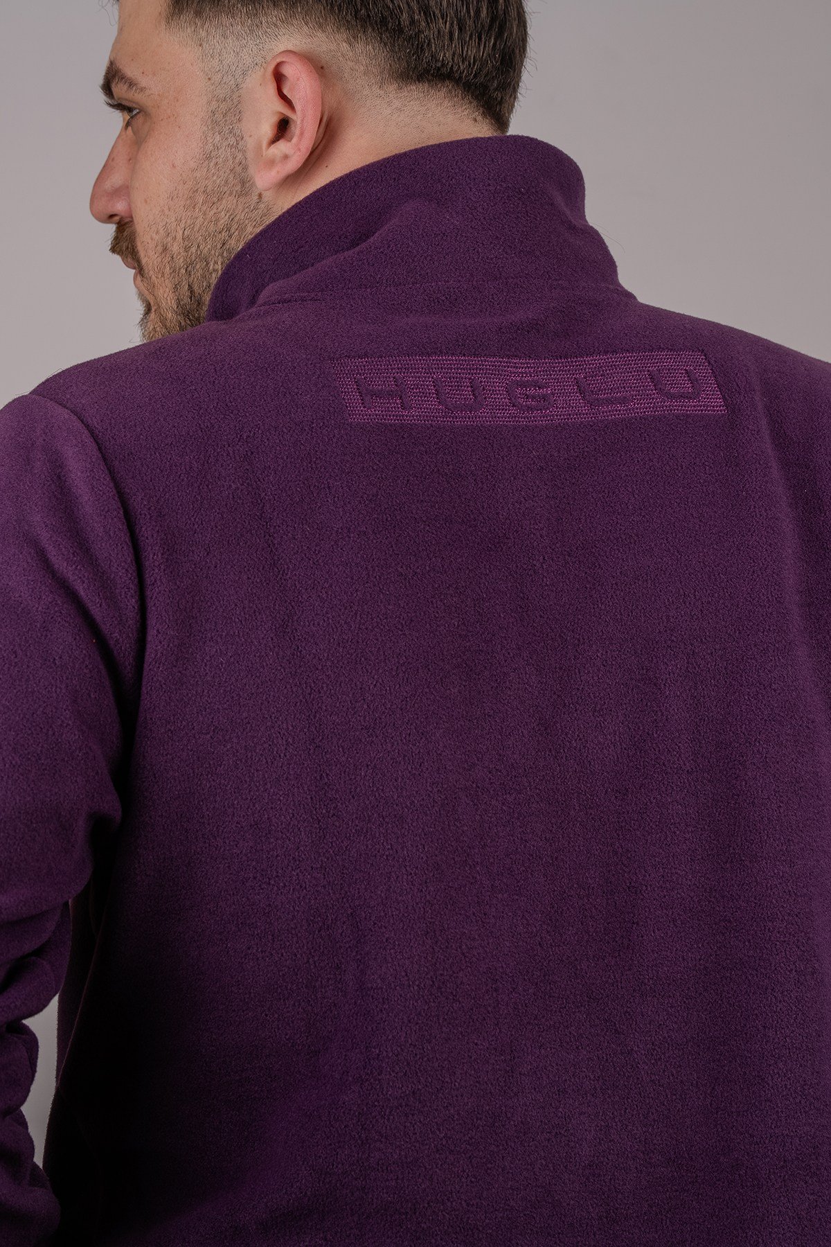 Huğlu Outdoor Mor Renk Polar Hırka