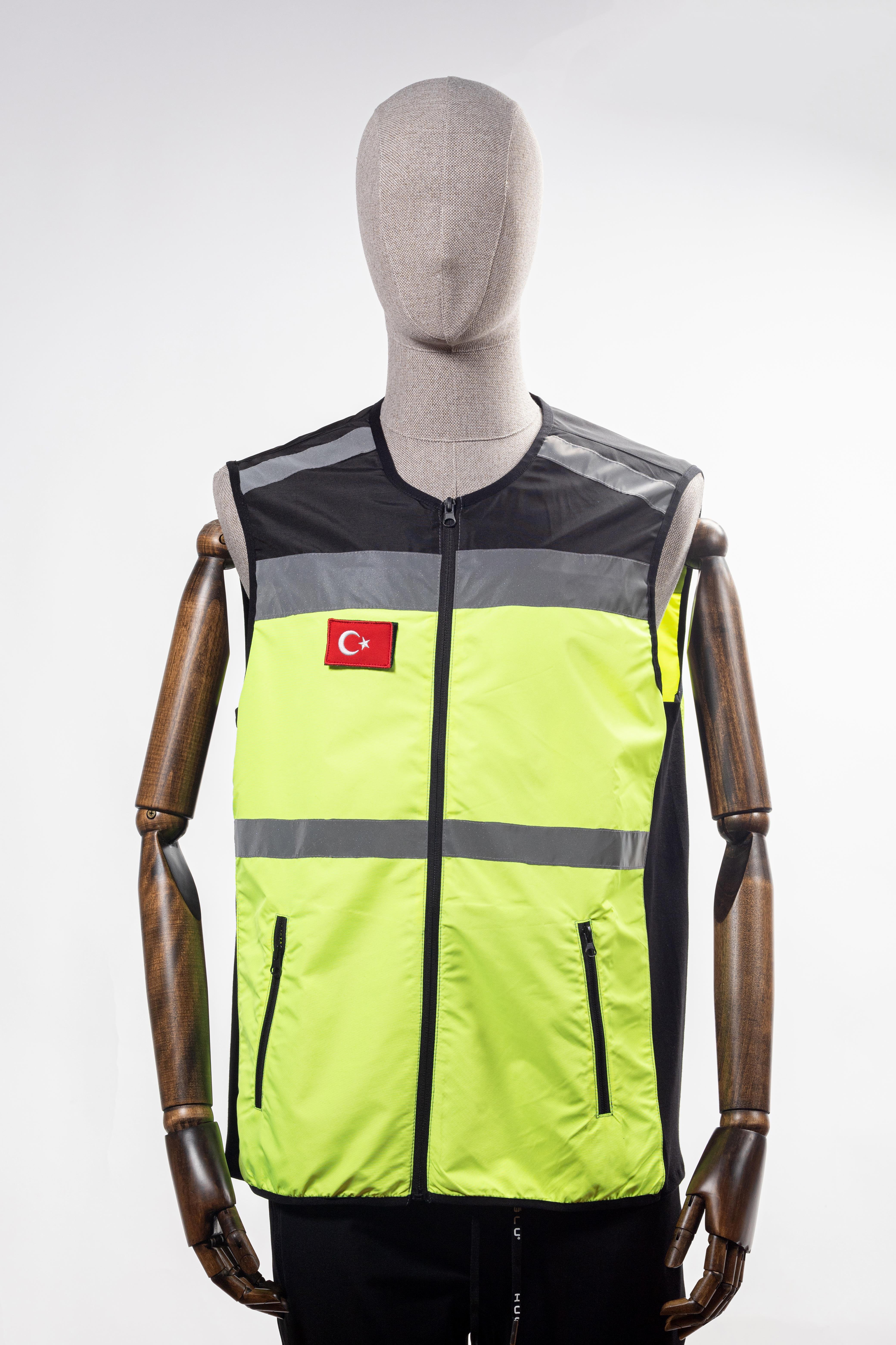 hugluoutdoorAplike ve Reflektör Detaylı Motorcu Yeleği
