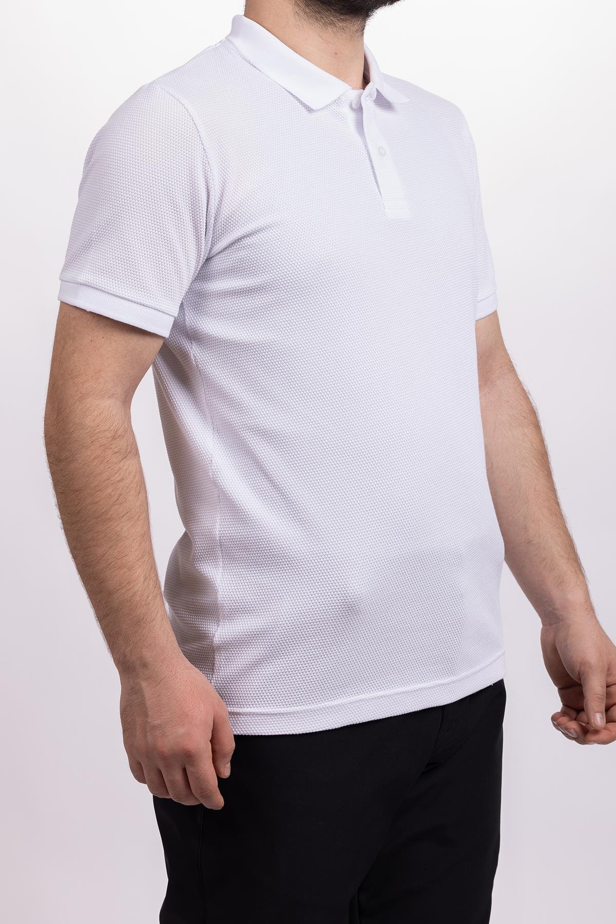 hugluoutdoorPetek Desen Polo Yaka T-Shirt 