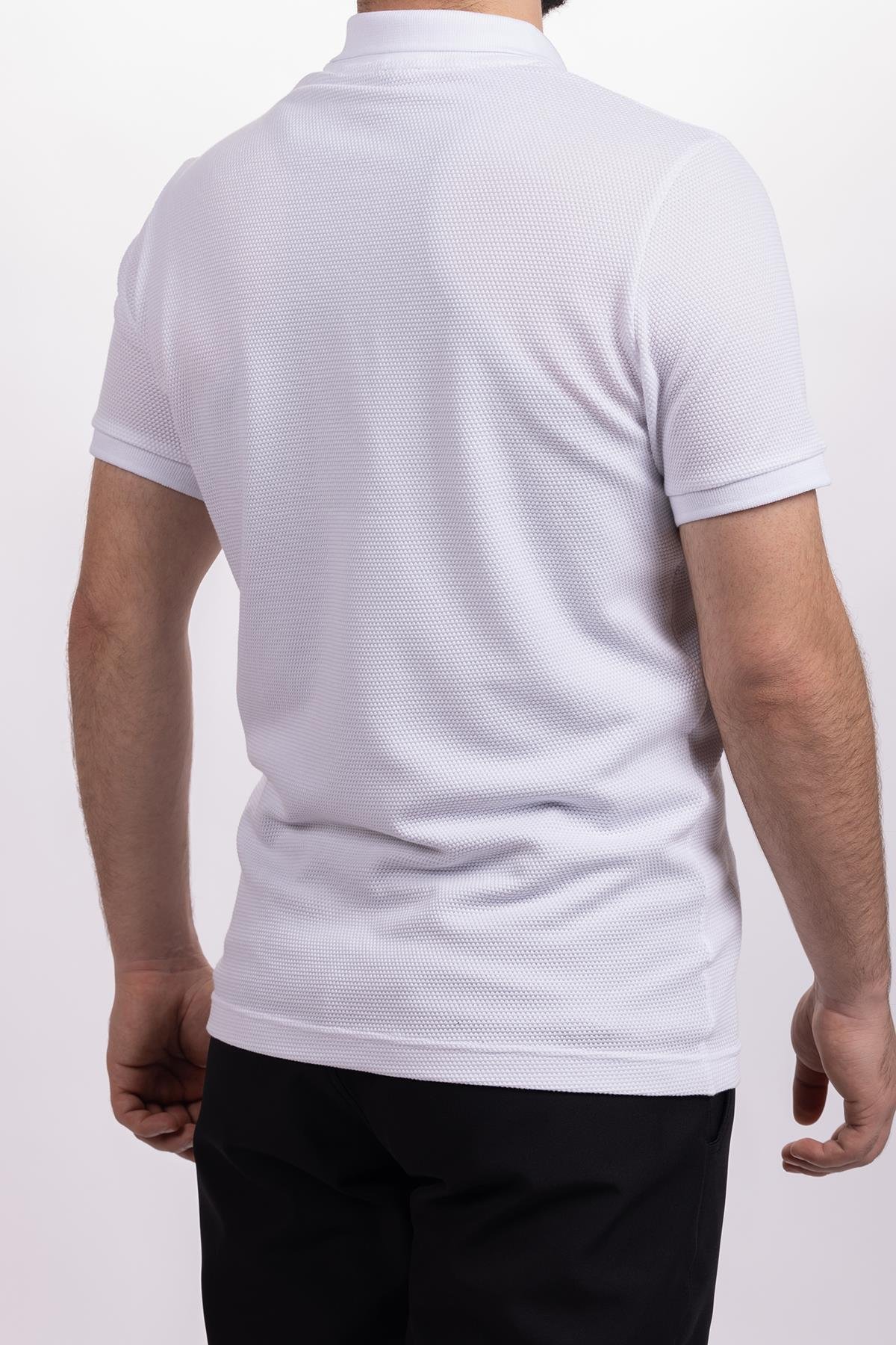 hugluoutdoorPetek Desen Polo Yaka T-Shirt 