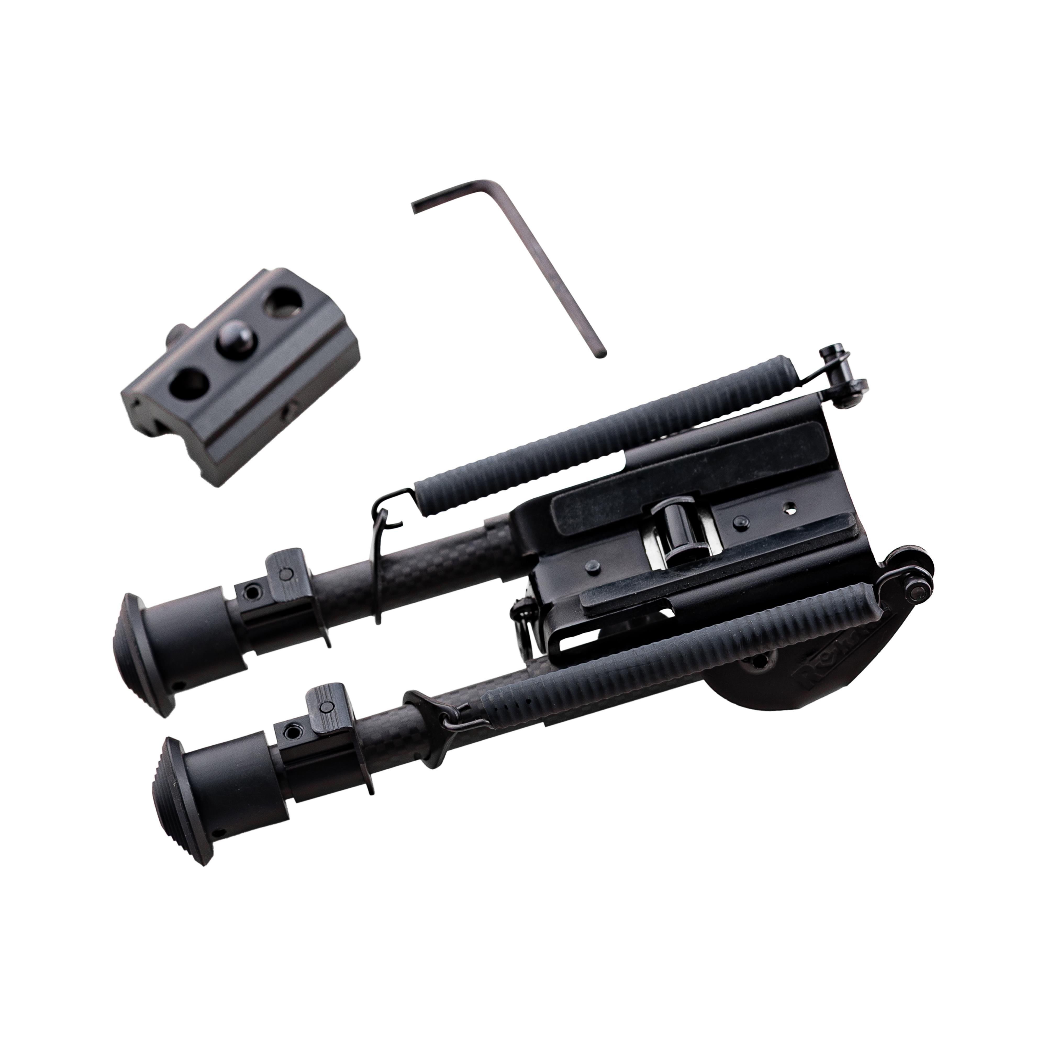 Karbon Fiber 6-9 inç Yaylı Geri Çekilebilir Bipod