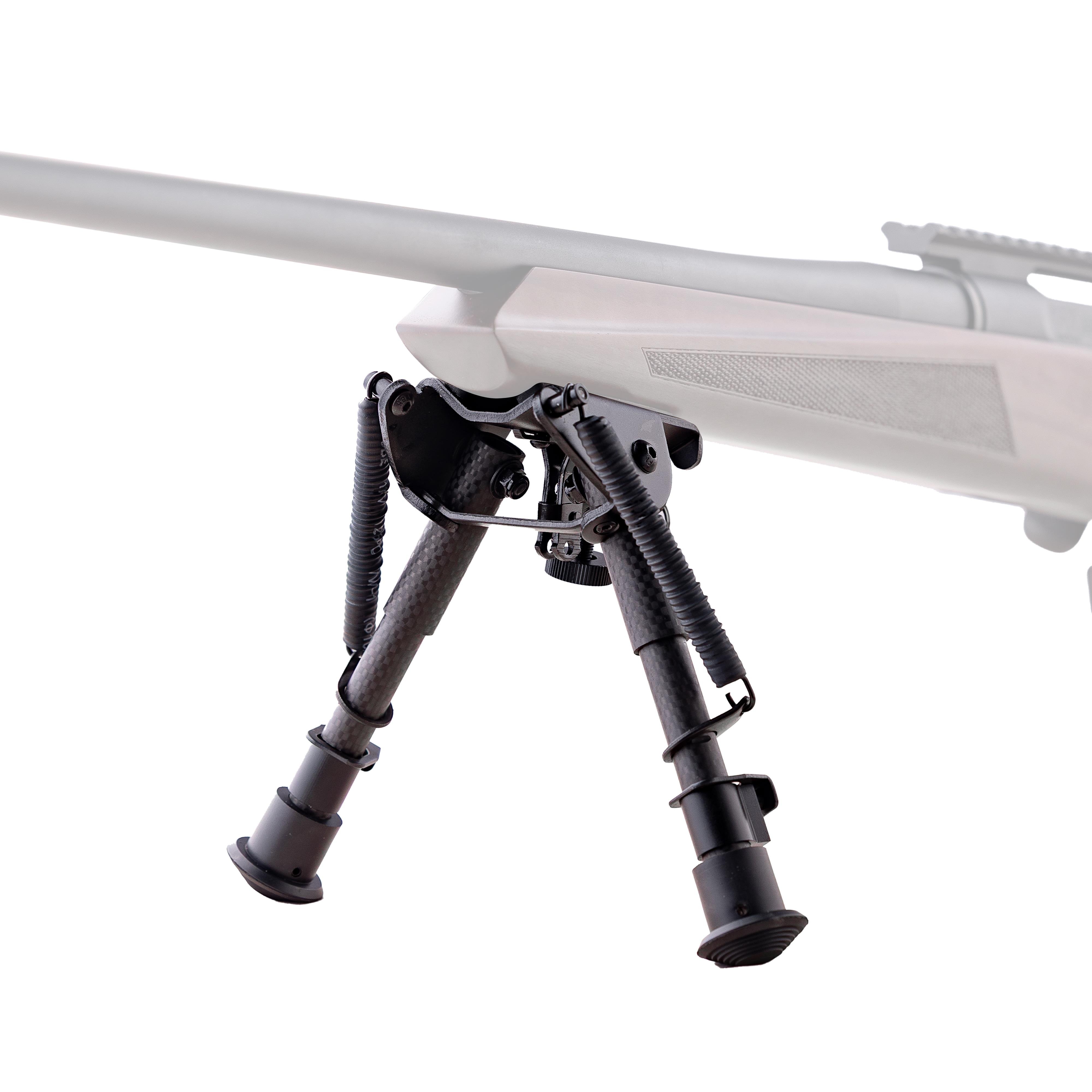 Huğlu OutdoorKarbon Fiber 6-9 inç Yaylı Geri Çekilebilir Bipod